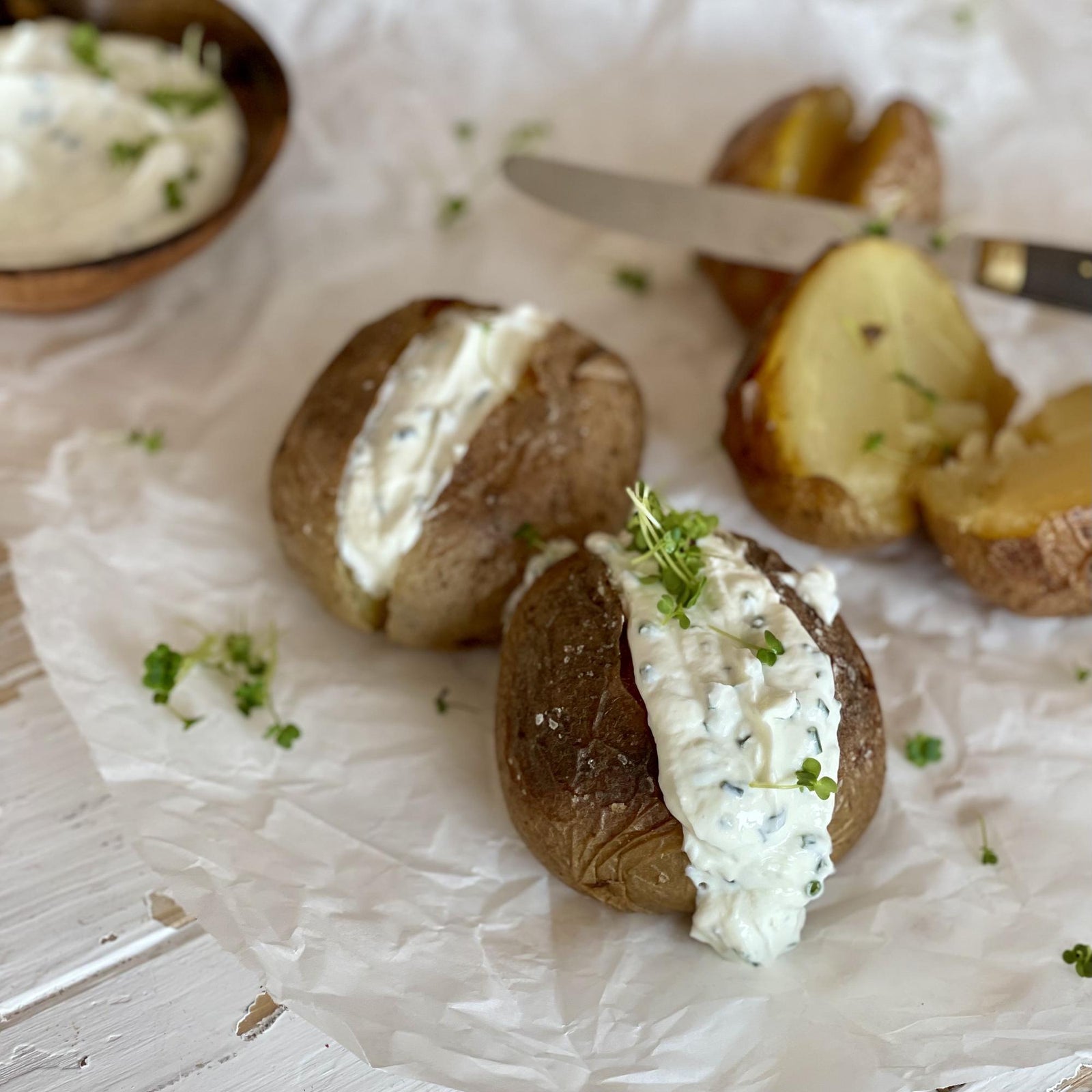 Faszerowane pieczone ziemniaki