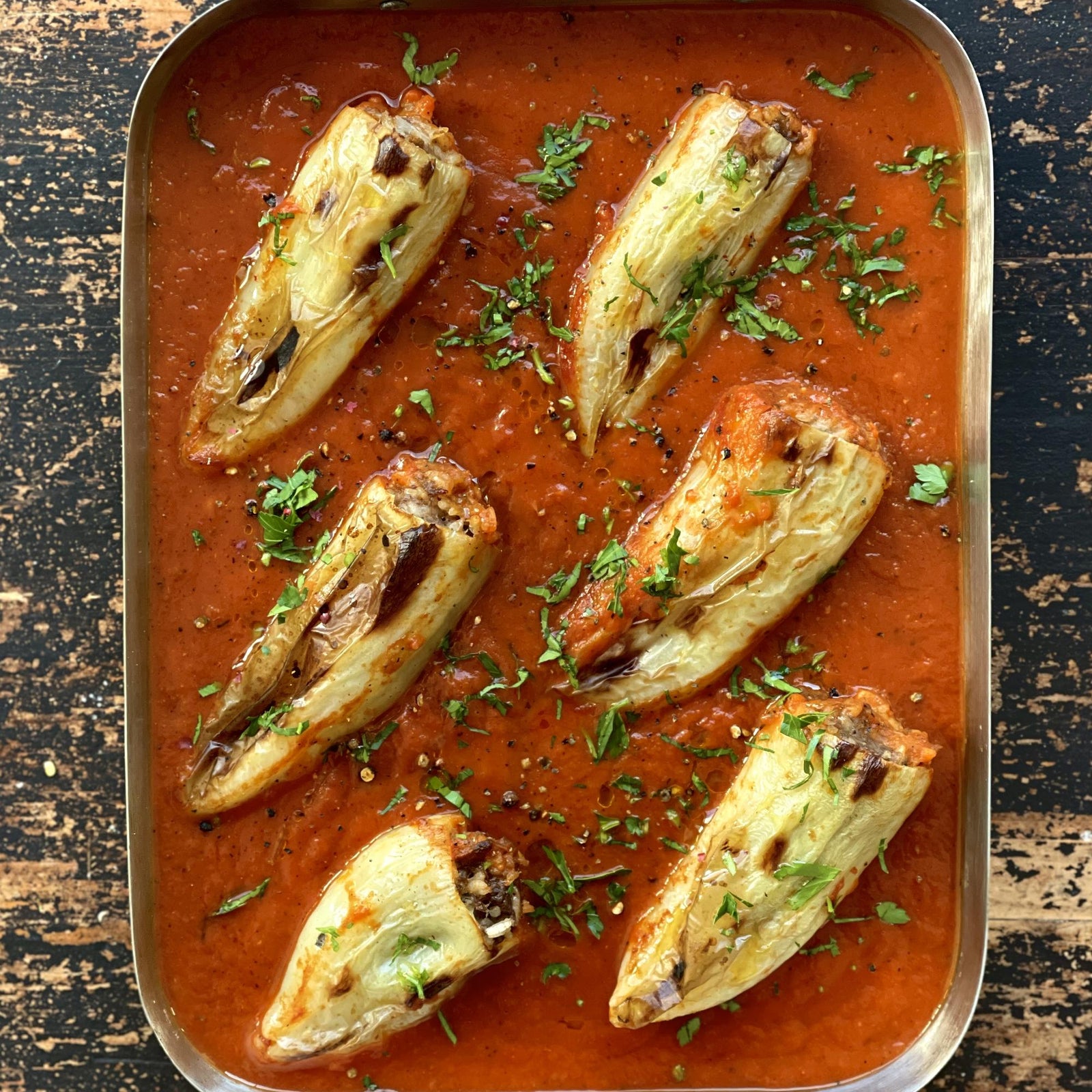 Faszerowana pieczona papryka