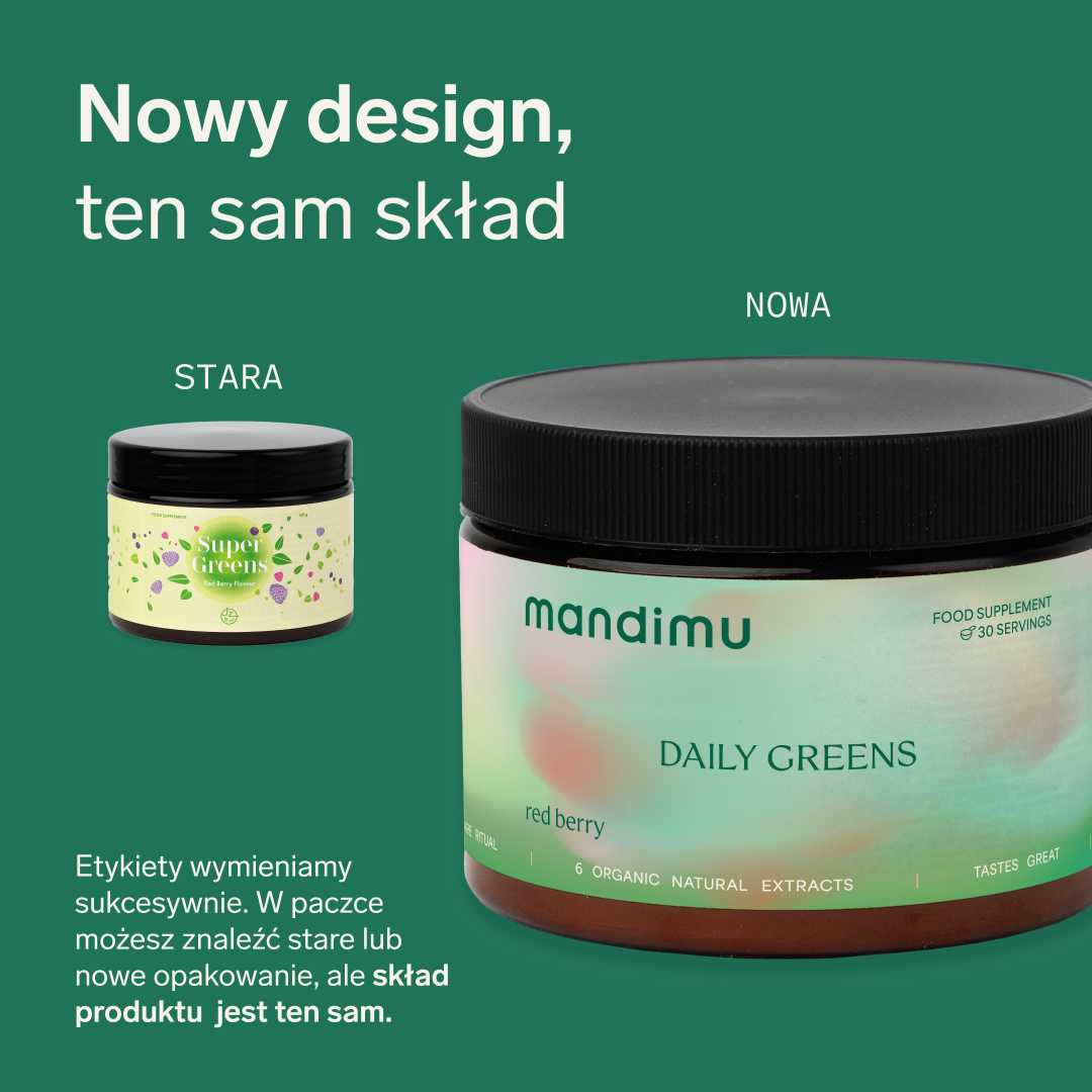 Daily Greens o smaku owoców leśnych