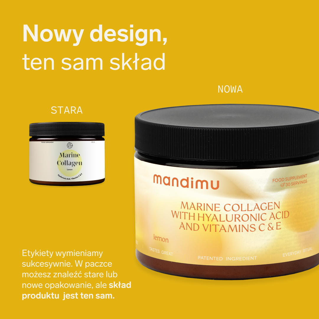 Kolagen premium z kwasem hialuronowym i witaminą C i E (smak cytrynowy)