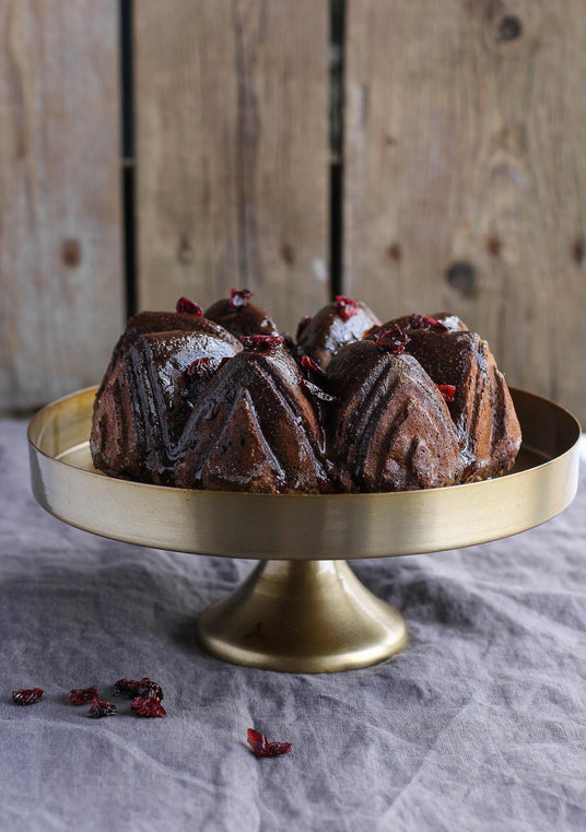 Babka gryczana z żurawiną