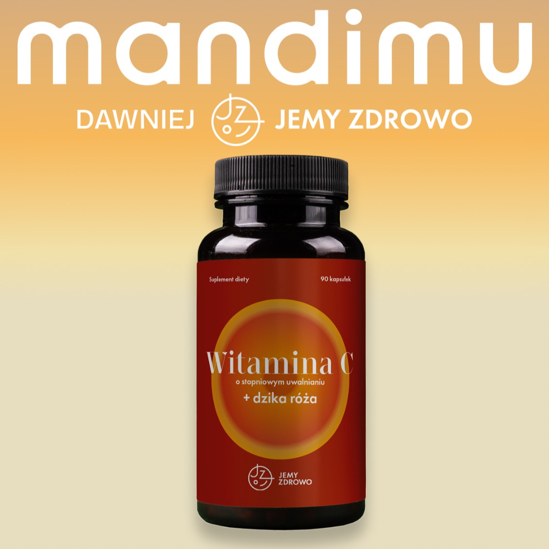 Witamina C o stopniowym uwalnianiu + dzika róża