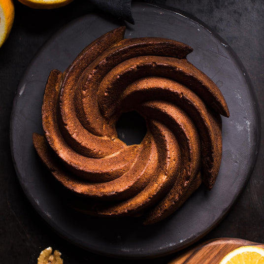 Babka pomarańczowa z orzechami