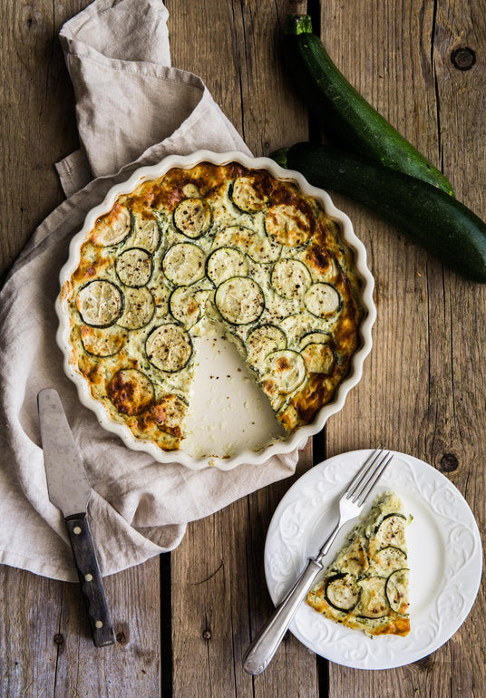 Hiszpańska tortilla z cukinią i ricottą