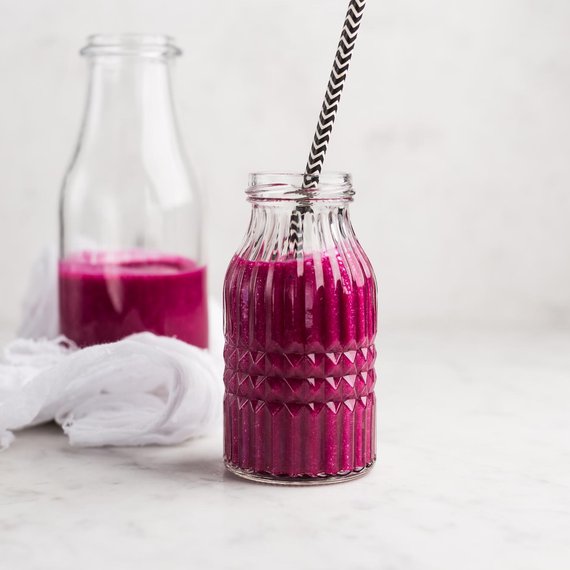 Smoothie bananowo-buraczkowe