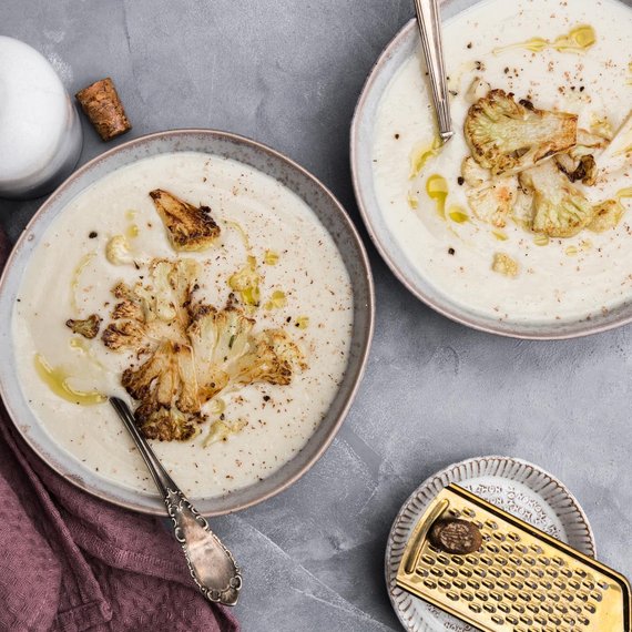 Zupa z kalafiora na mleku kokosowym