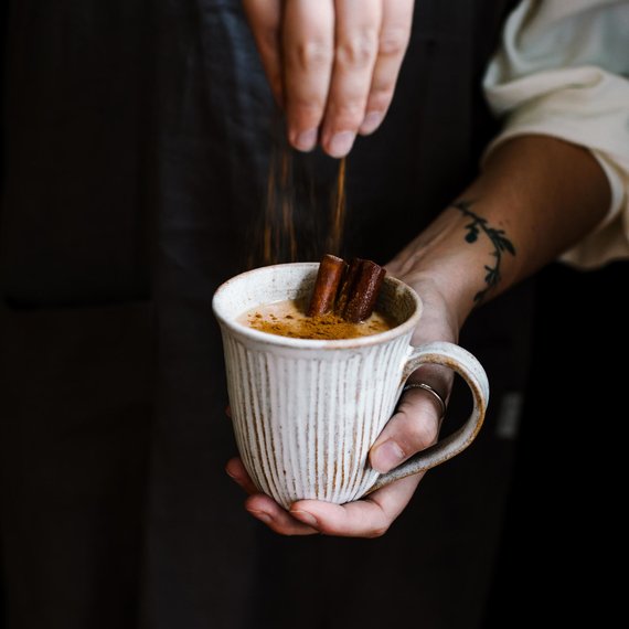 Chai latte z cynamonem