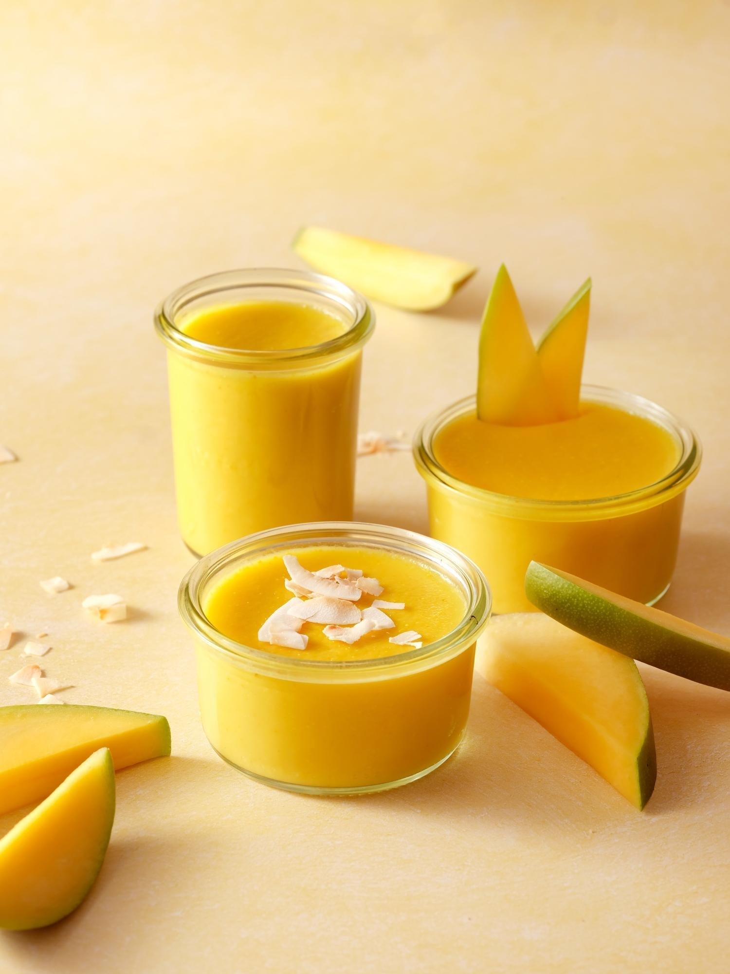 Chiński pudding mangowy