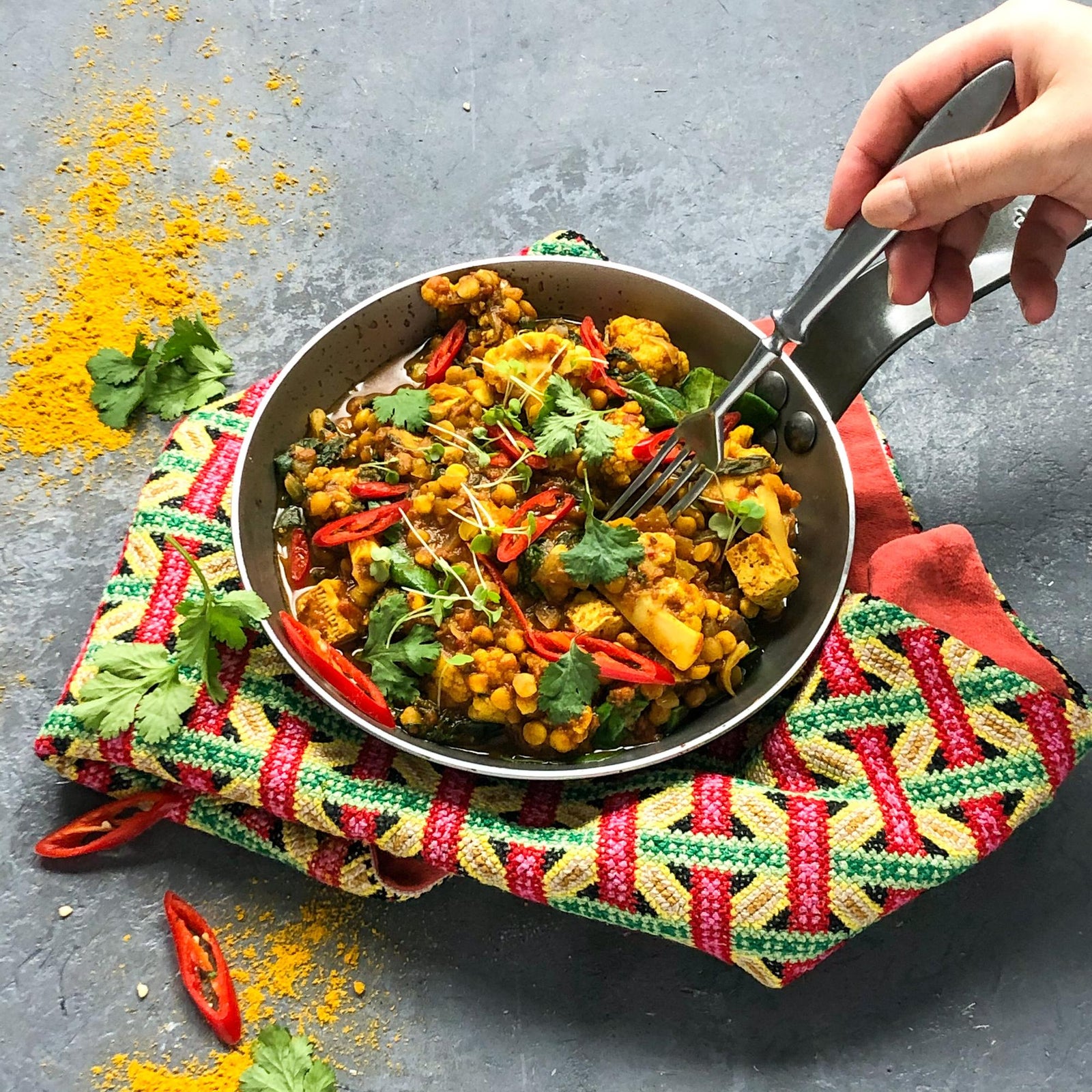 Dhal z tofu