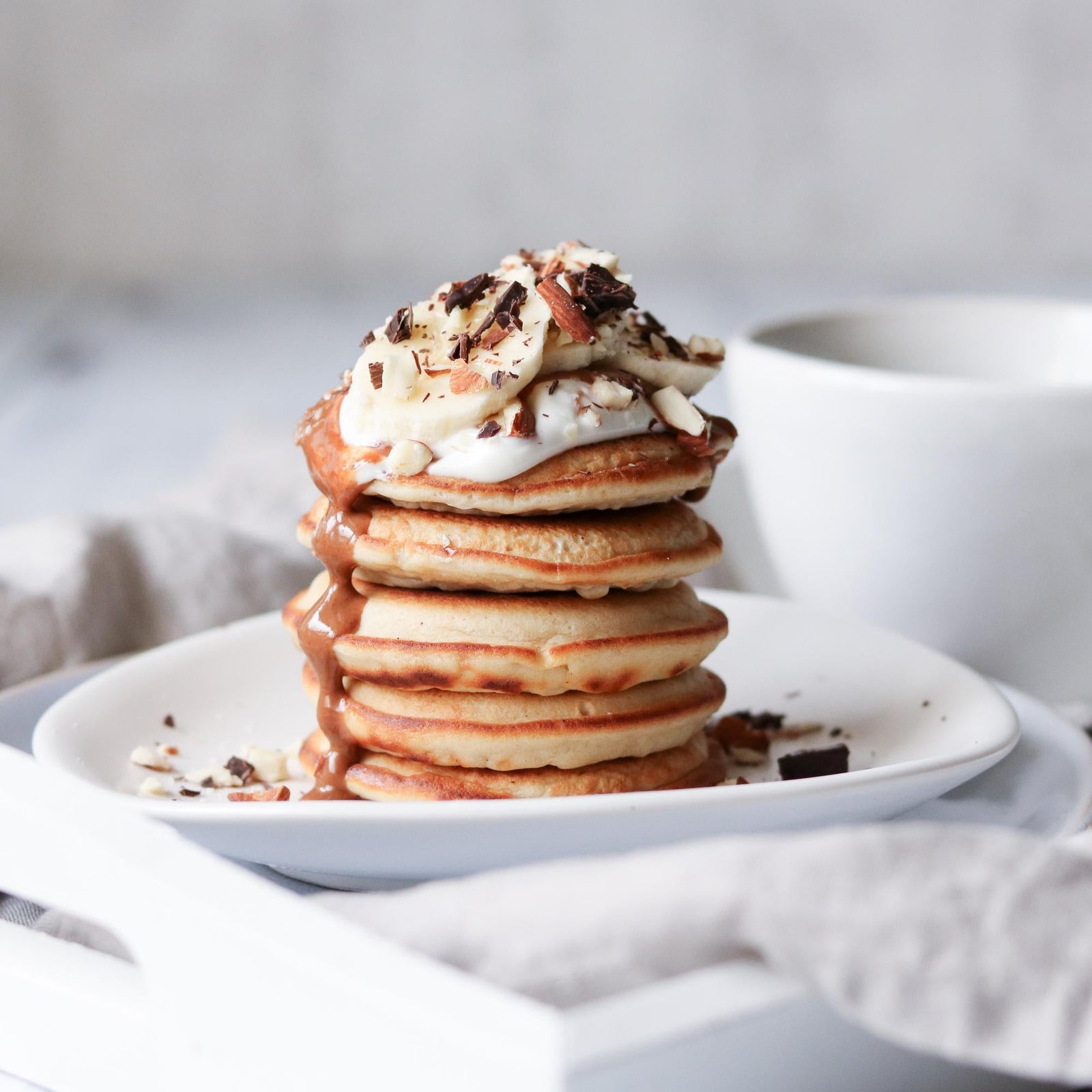 Racuchy orkiszowe z bananami