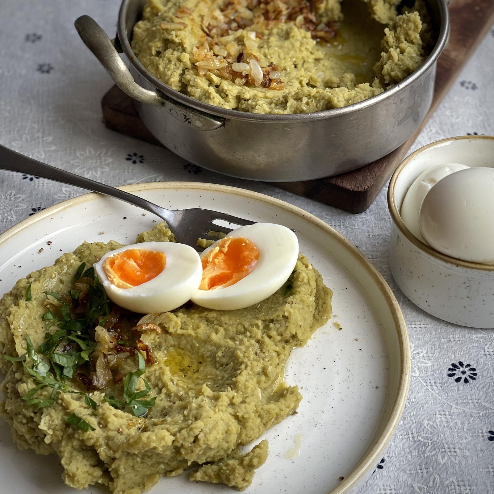 Purée z grochu łuskanego