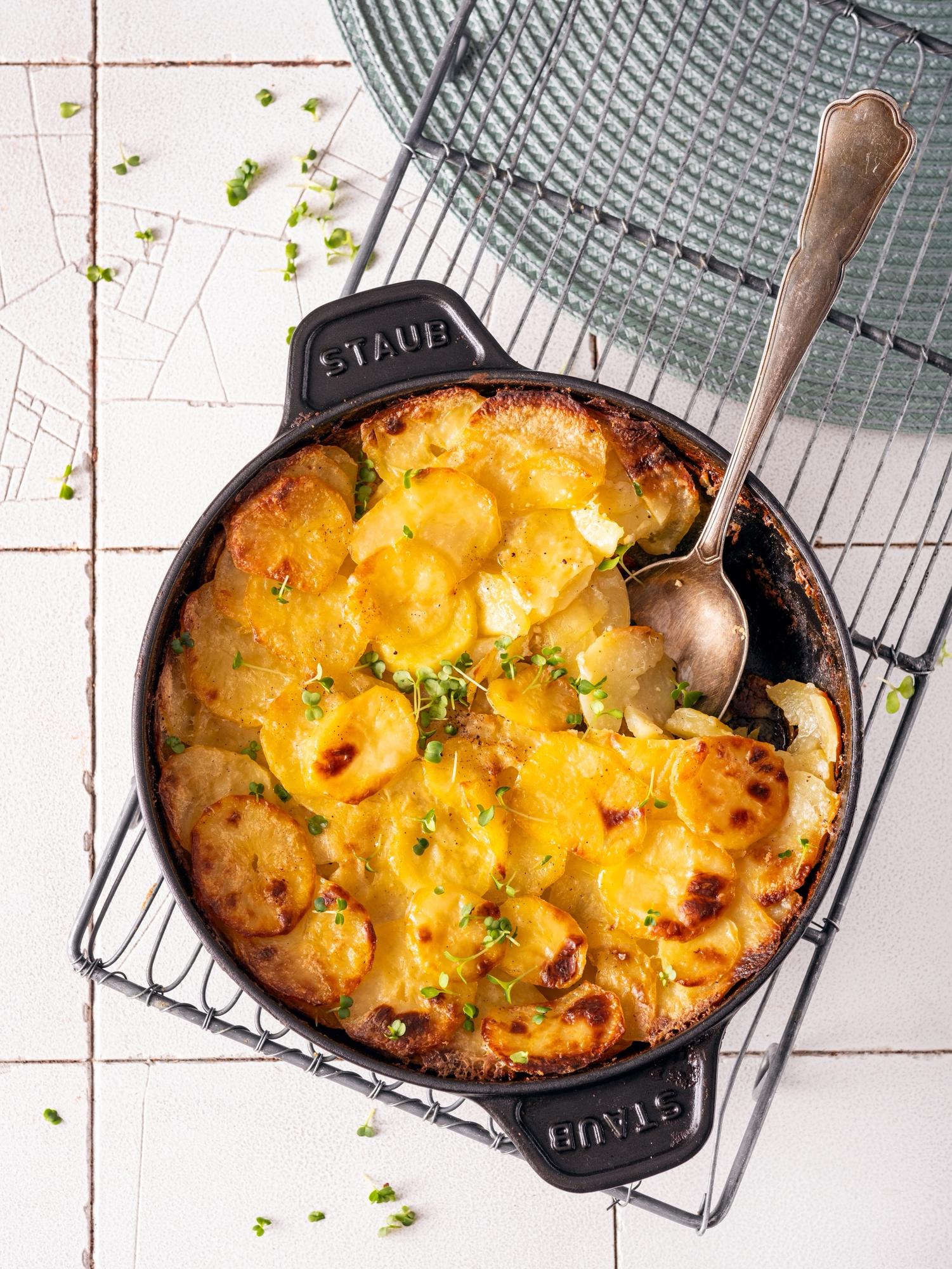 Francuskie ziemniaki zapiekane (gratin dauphinois)