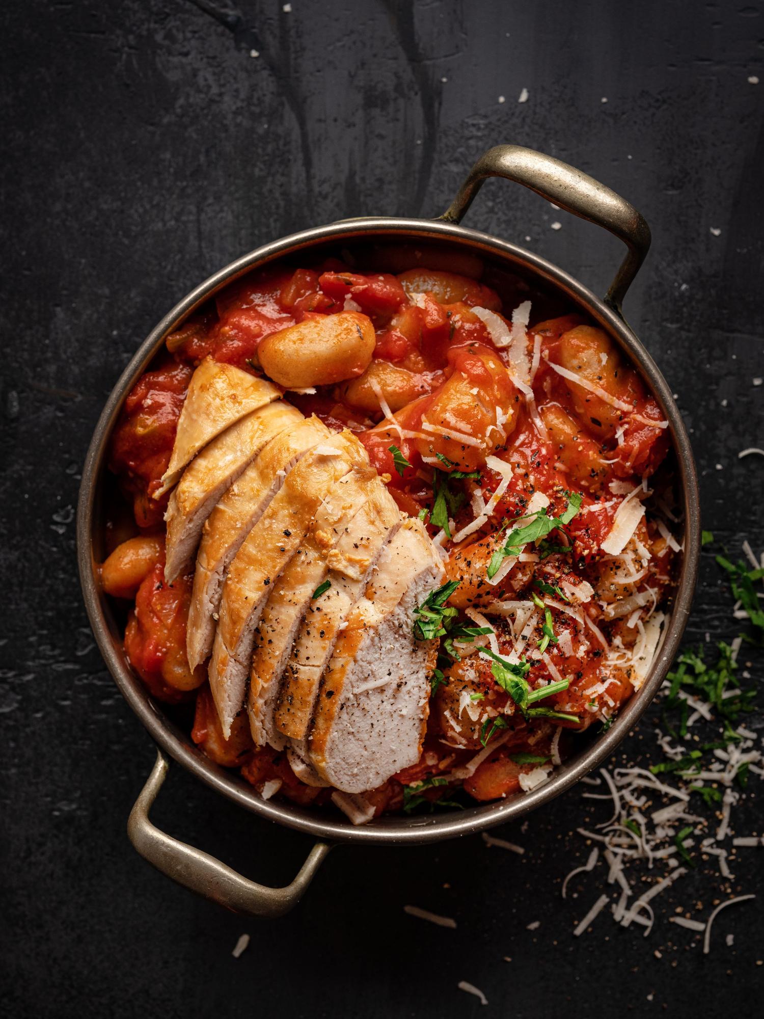 Gnocchi z sosem pomidorowym