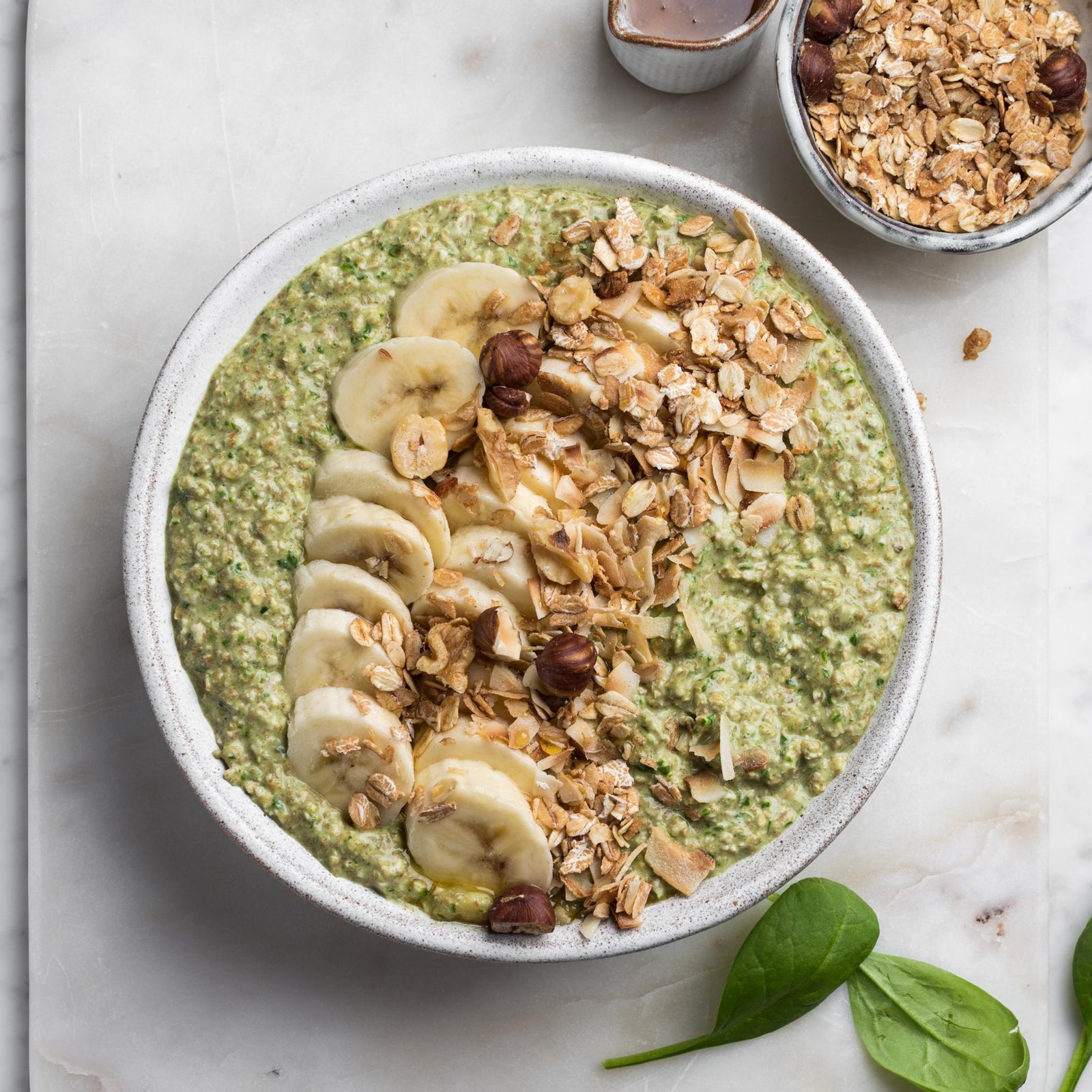 Zielona owsianka bez gotowania