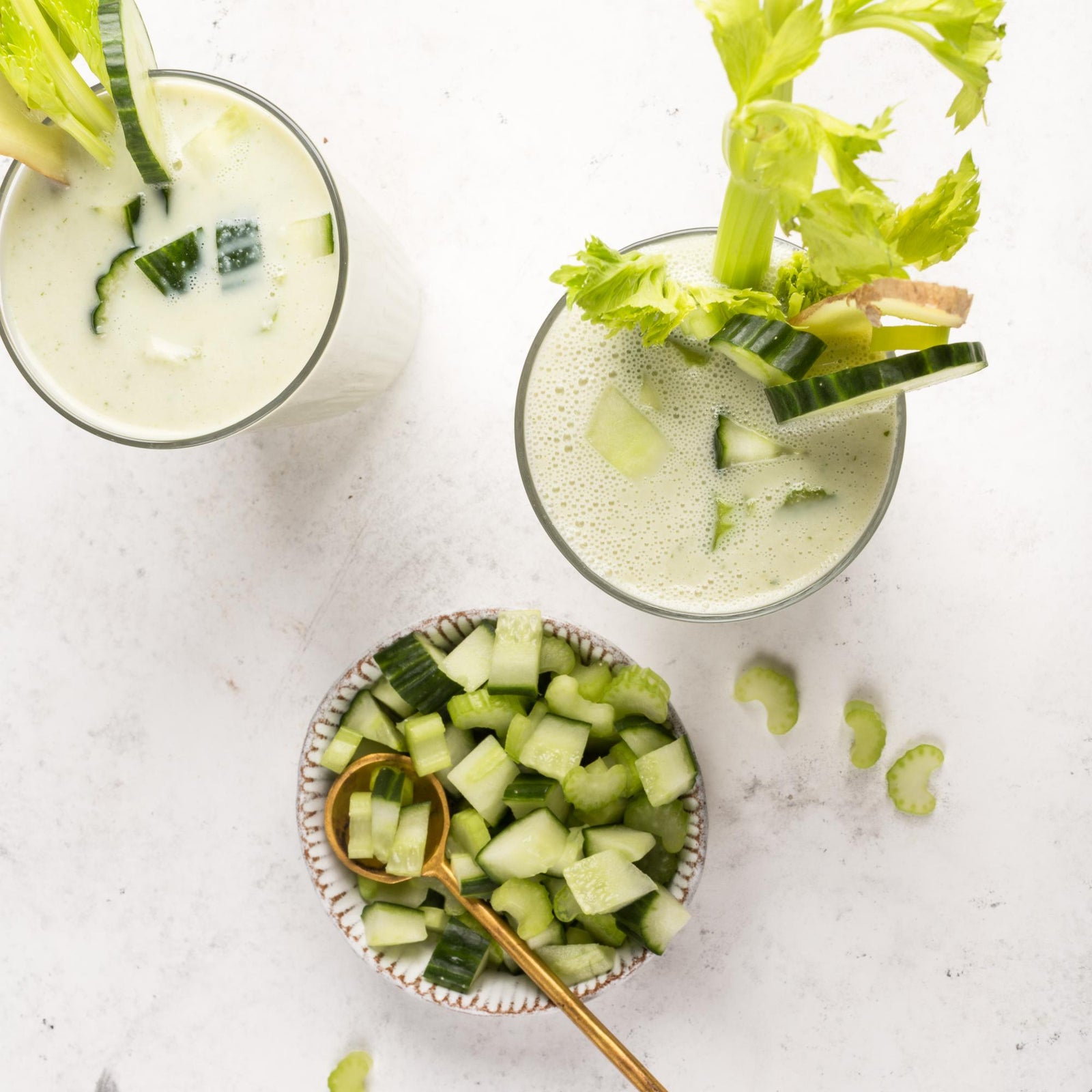 Smoothie z zielonym ogórkiem