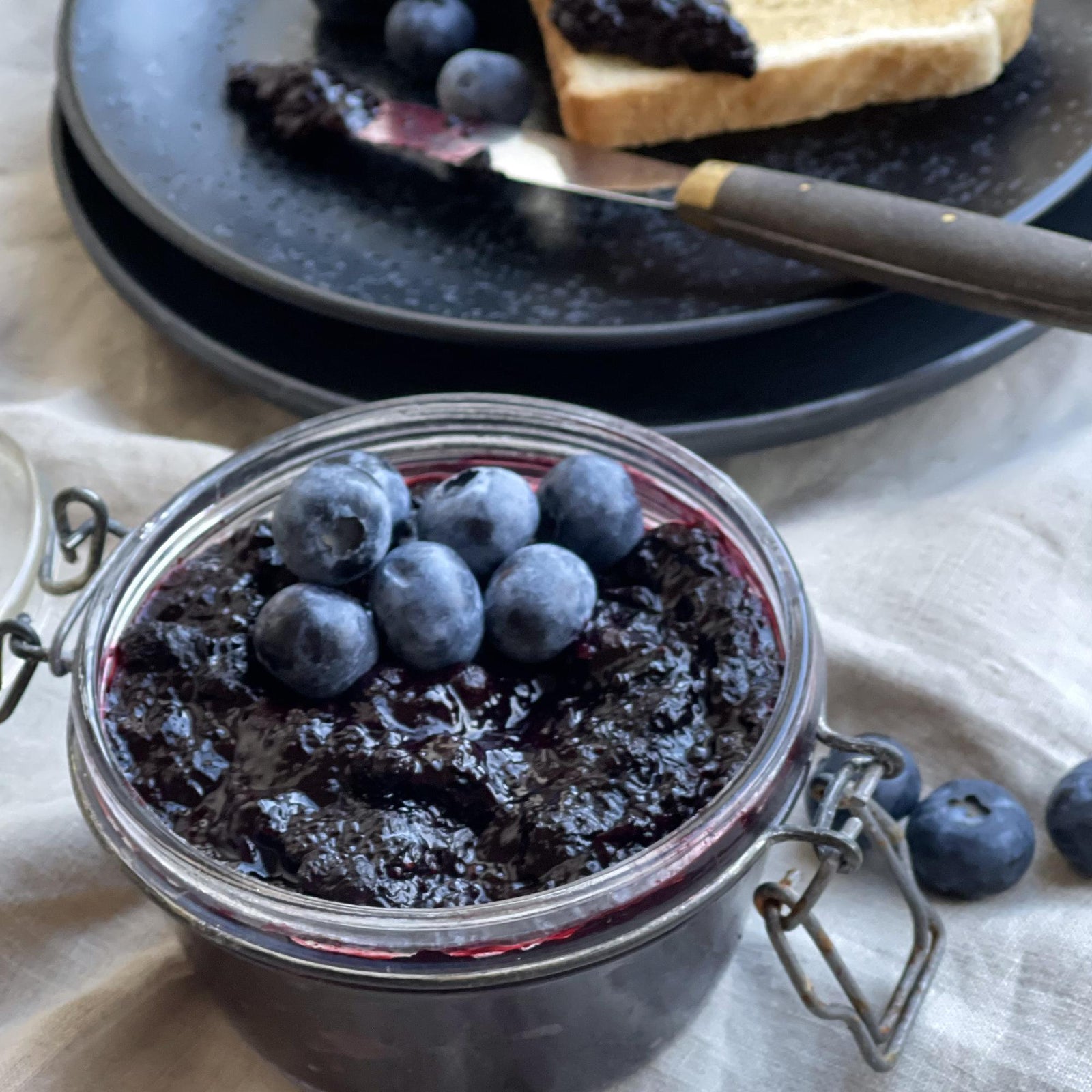 Domowy dżem jagodowy z chia