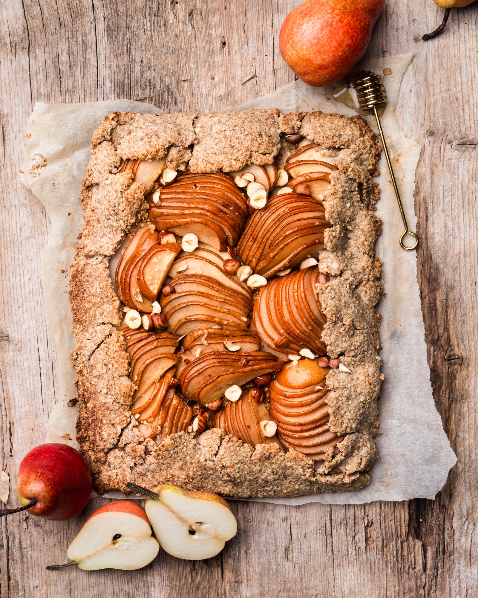 Tarta gruszkowo-owsiana