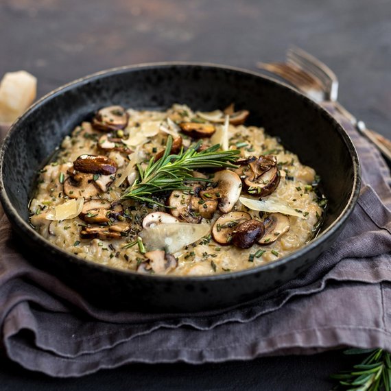 Risotto z kurczakiem i pieczarkami