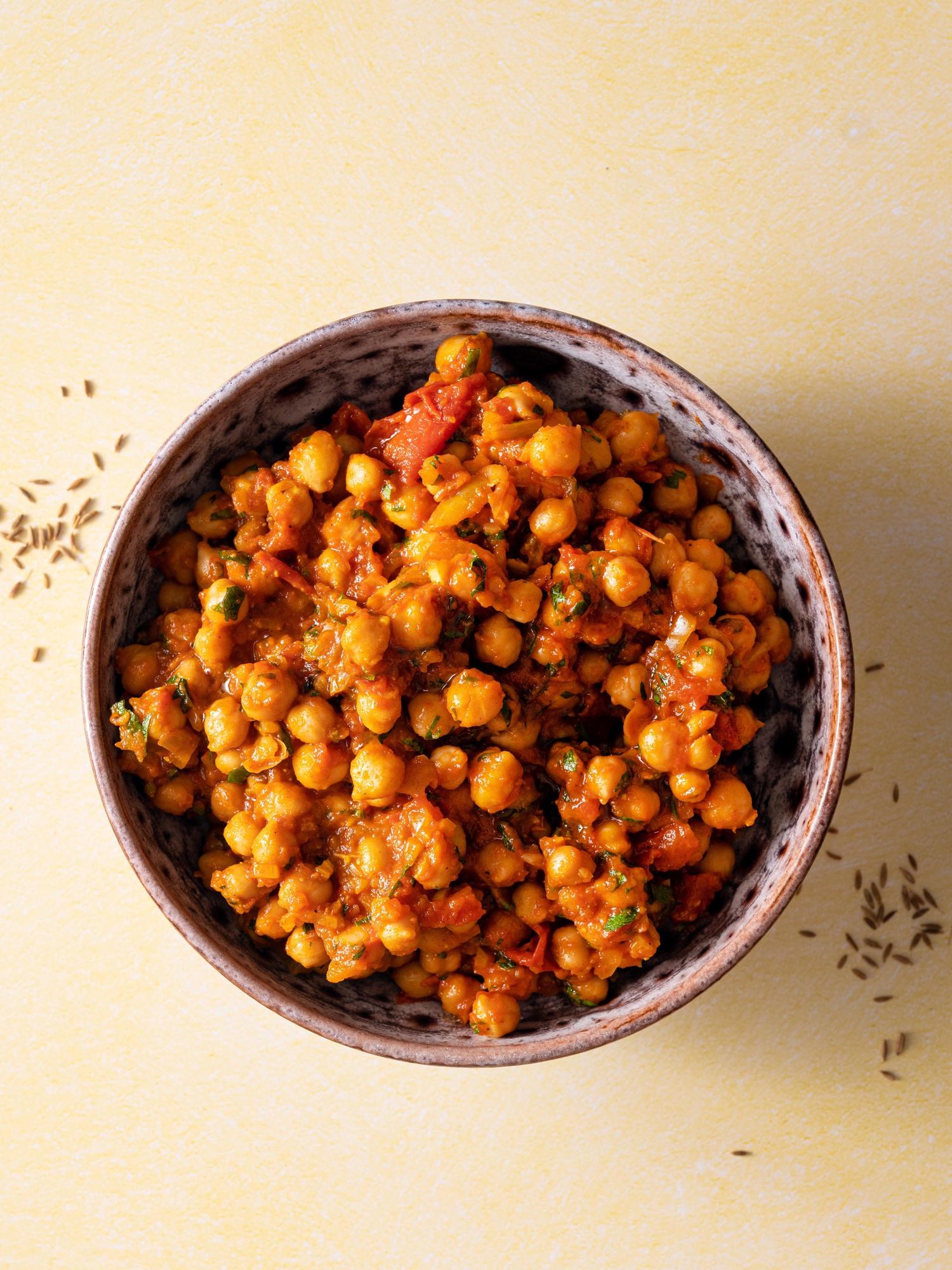 Indyjska ciecierzyca chana masala