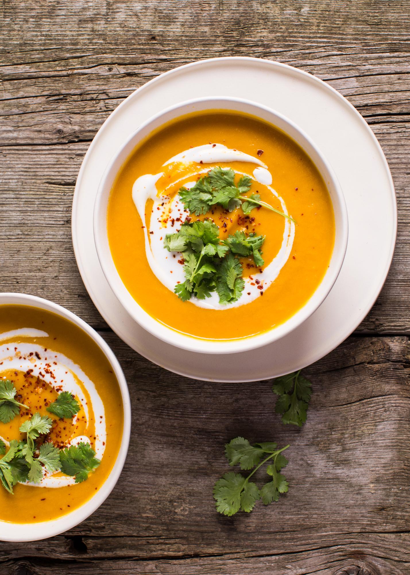 Zupa marchewkowa z imbirem