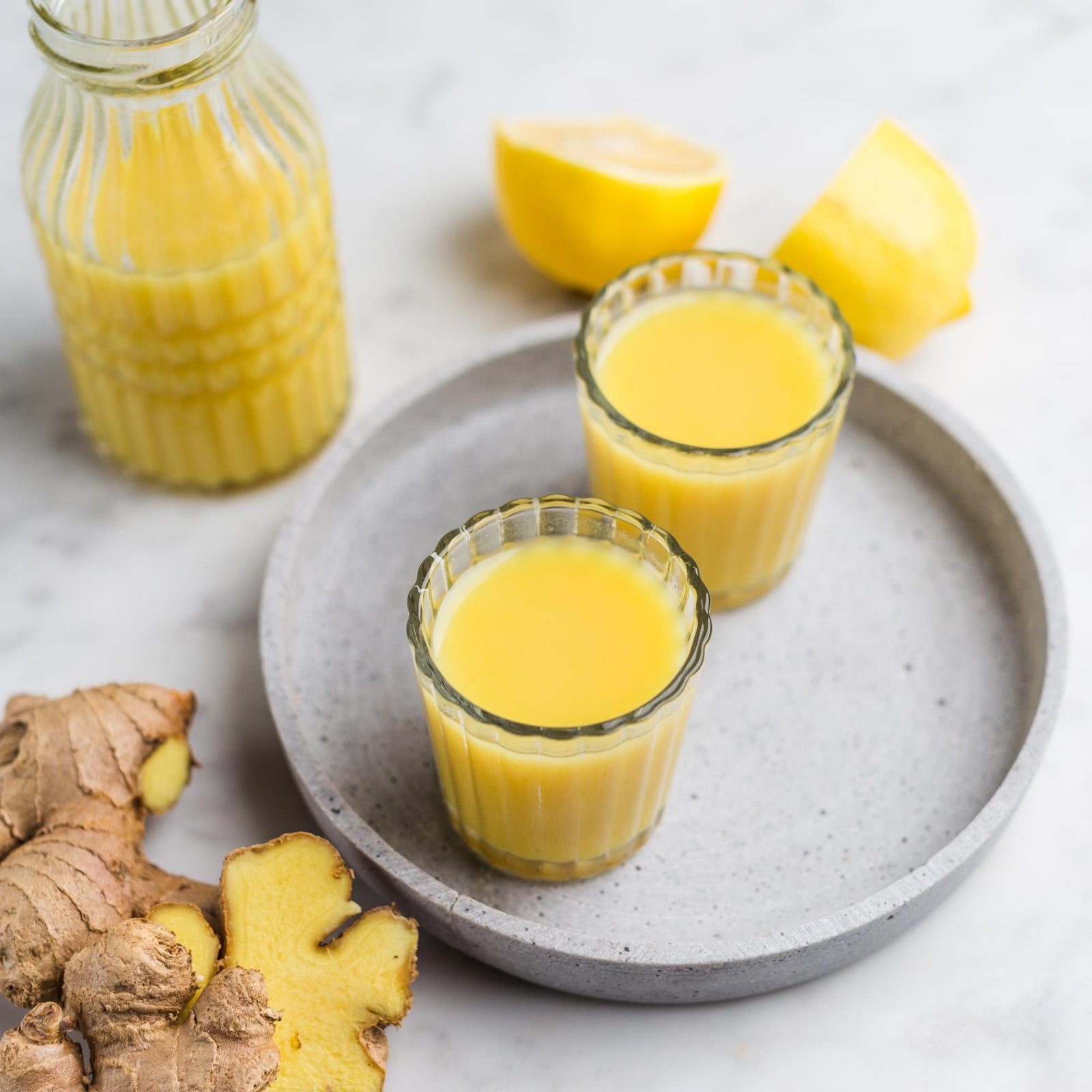 Przeciwgrypowe shoty z imbiru