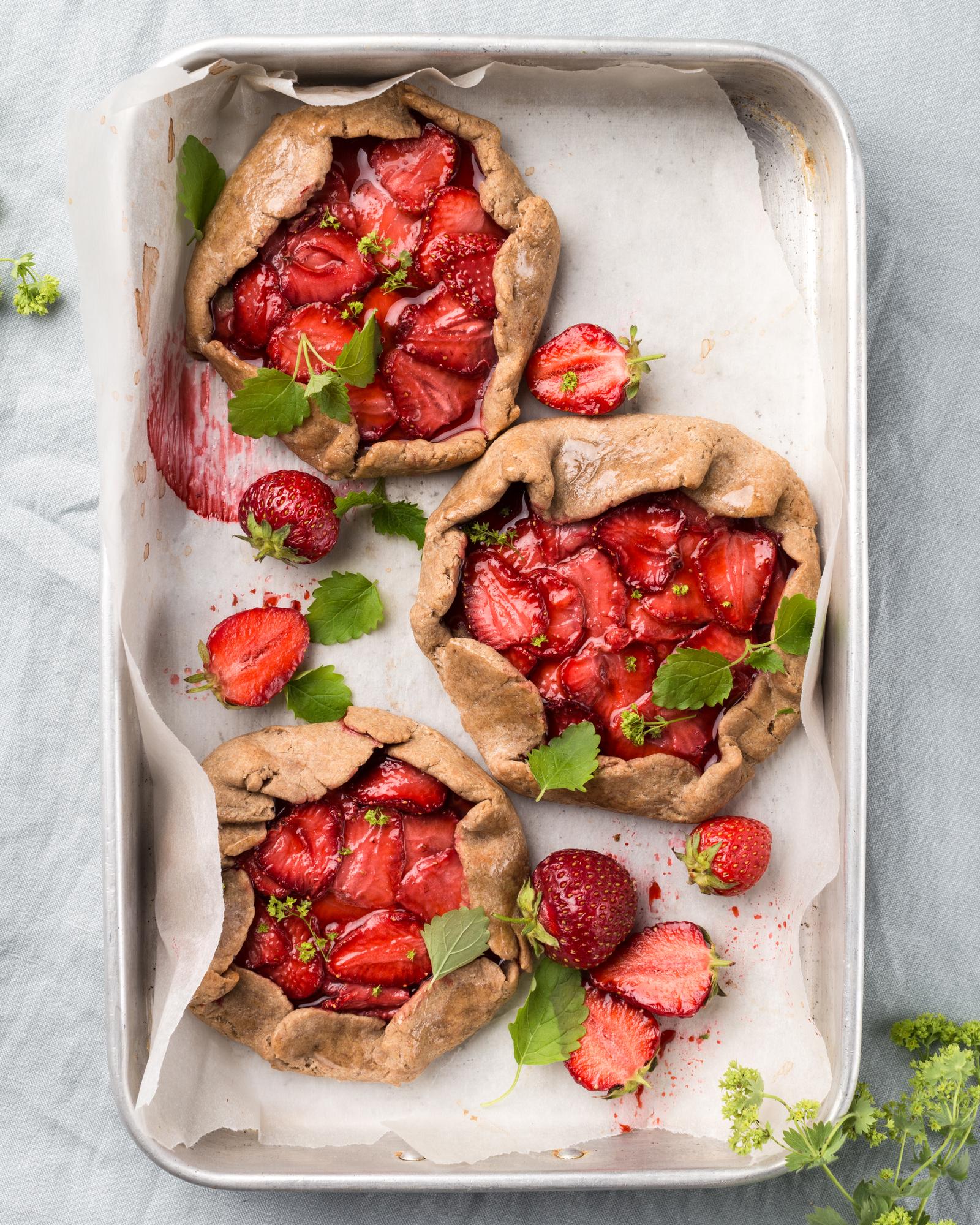 Galettes truskawkowe