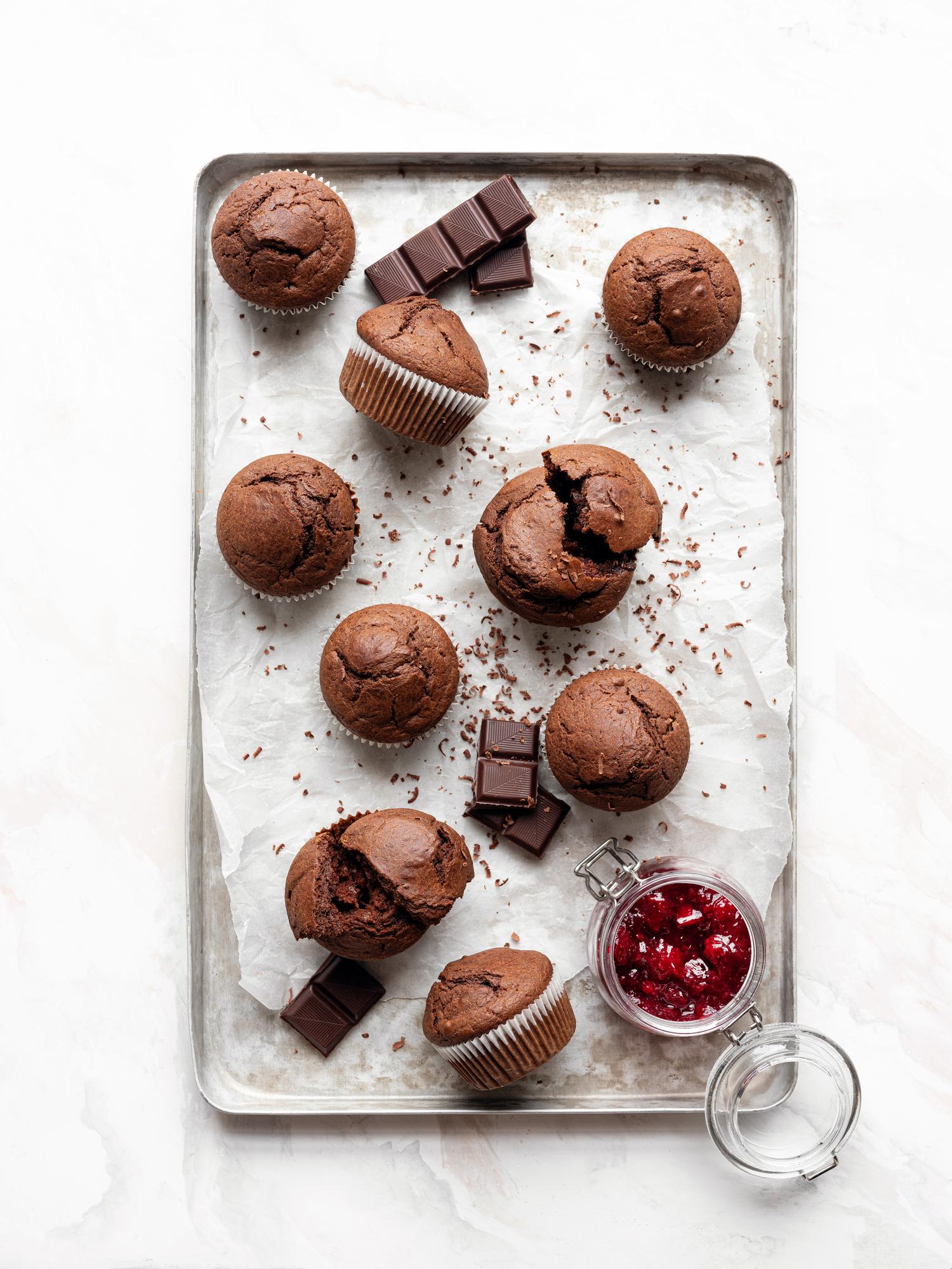 Muffinki jogurtowe z czekoladą