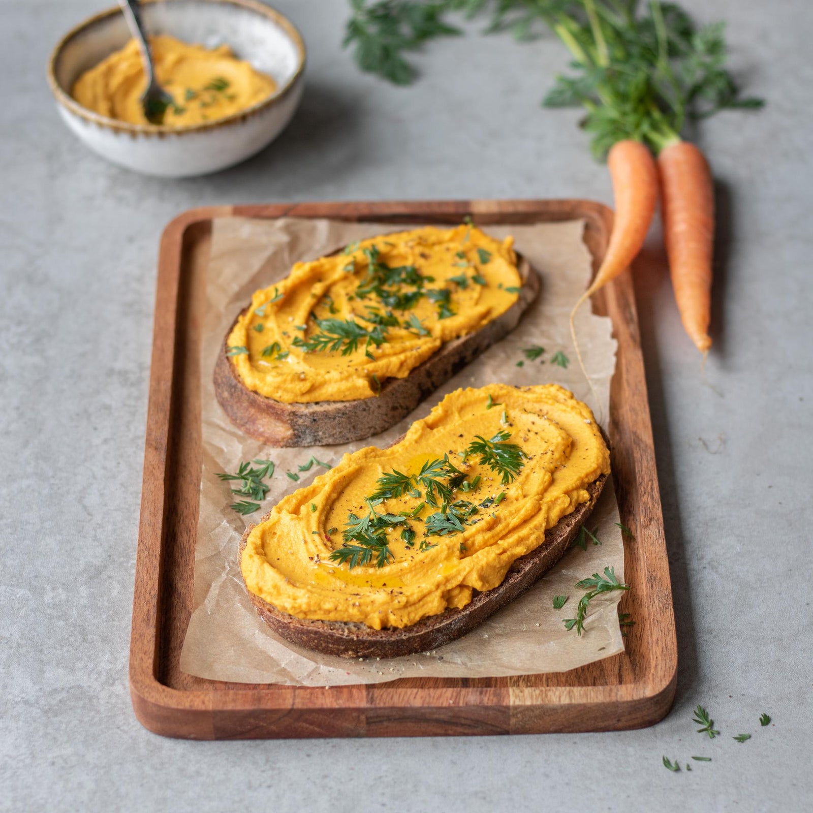 Marchewkowa pasta do pieczywa