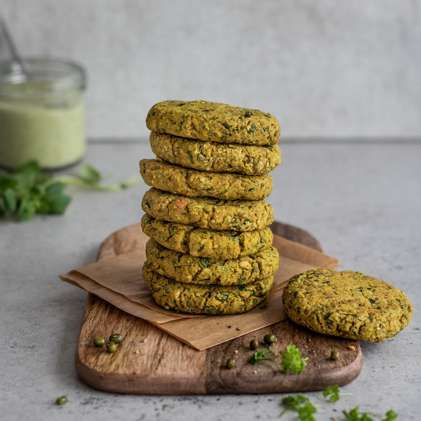 Kotleciki ziemniaczane z fasolą mung