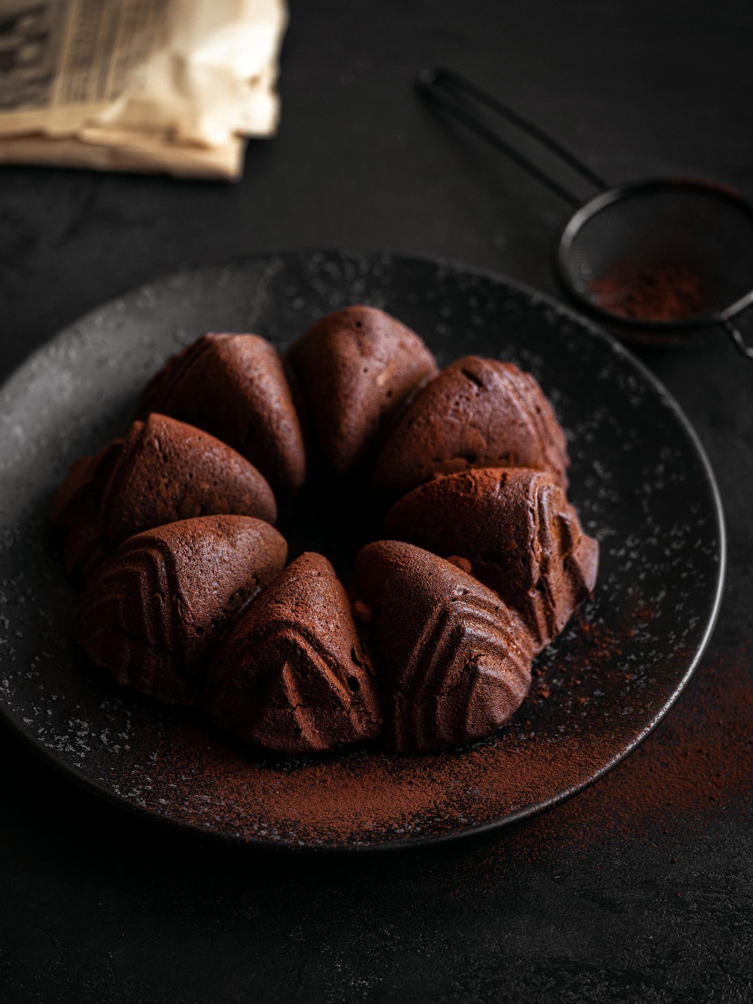 Babka kefirem i kakao