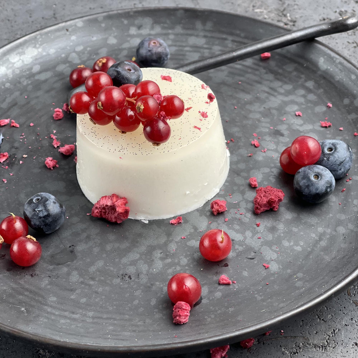 Panna cotta na mleku kokosowym