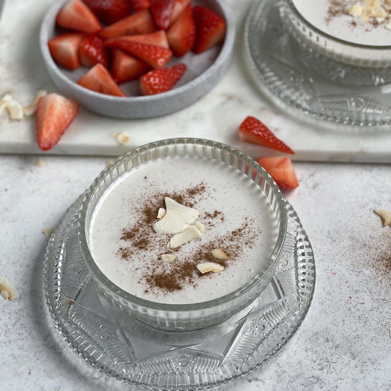 Budyń kokosowy