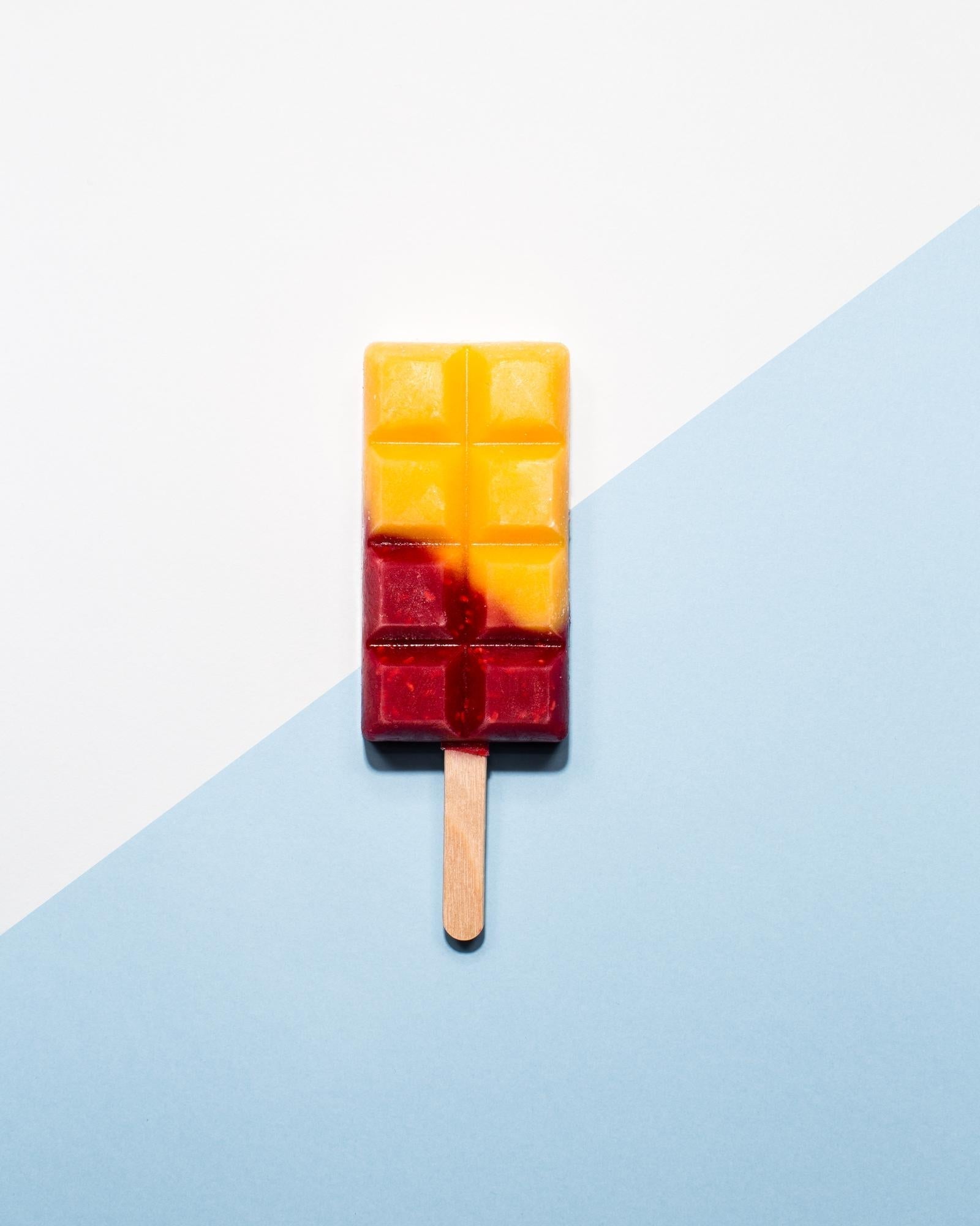 Lody mango-malinowe