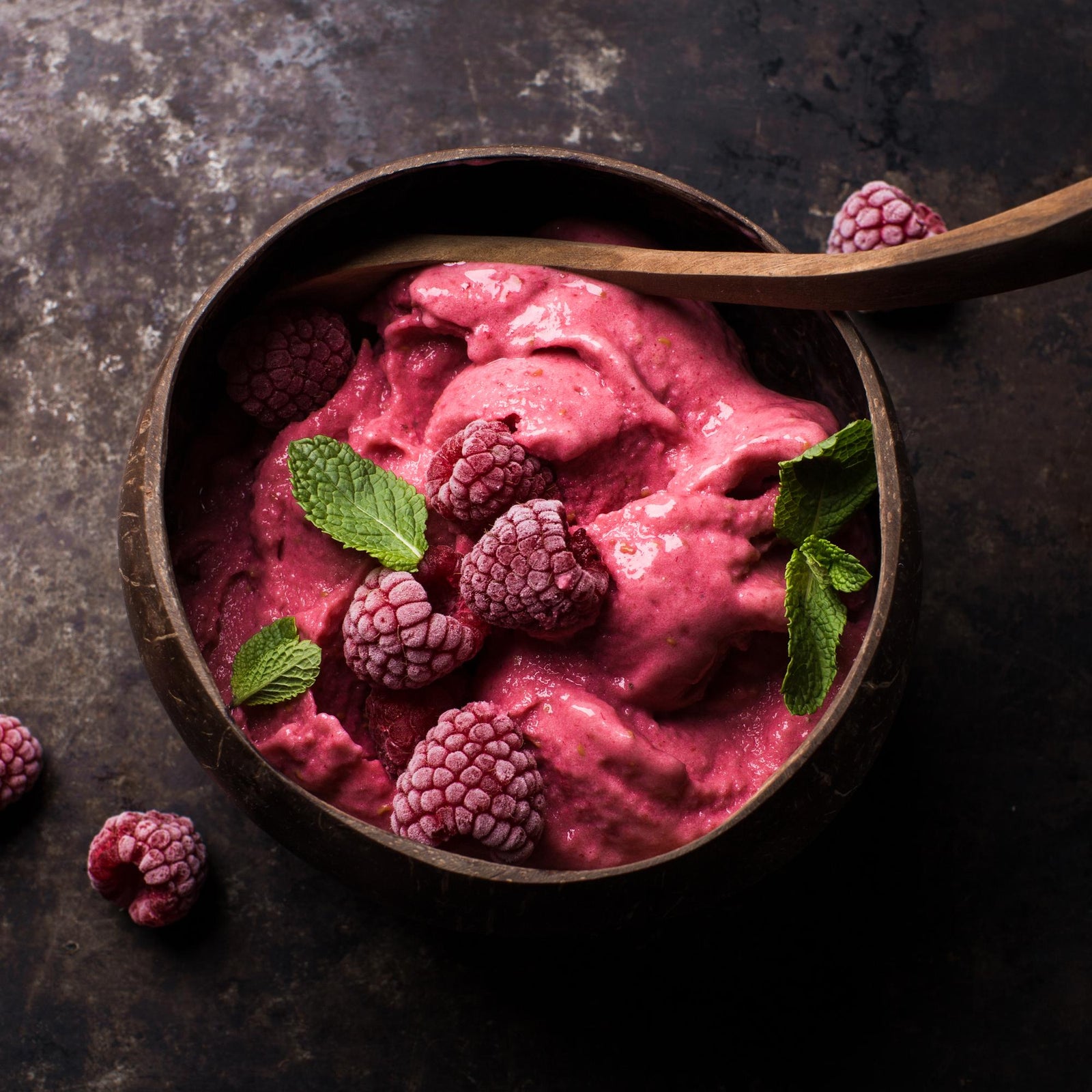 Nice cream – lody z bananów i malin