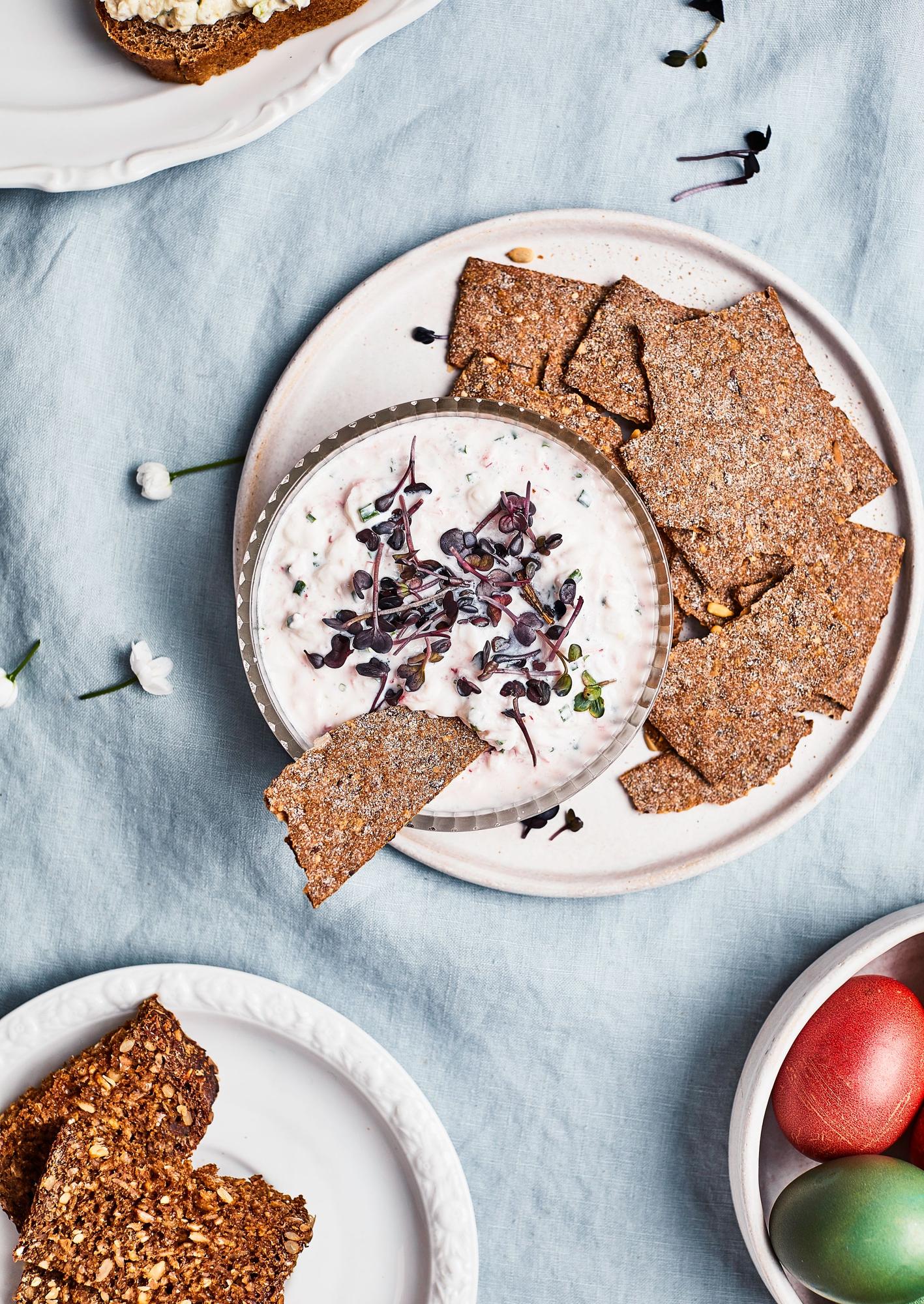 Pasta z rzodkiewki z serkiem wiejskim