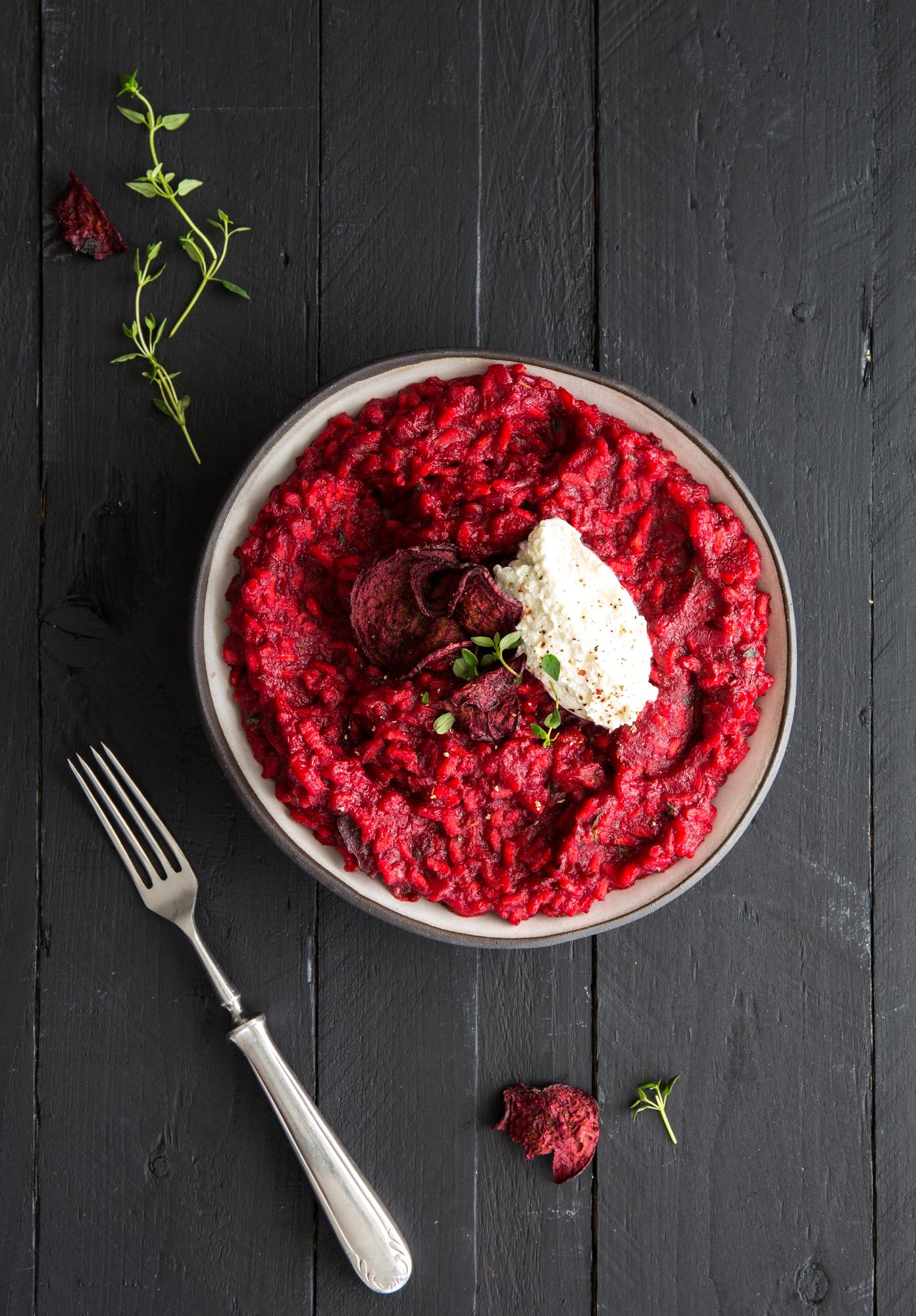 Risotto z buraczków