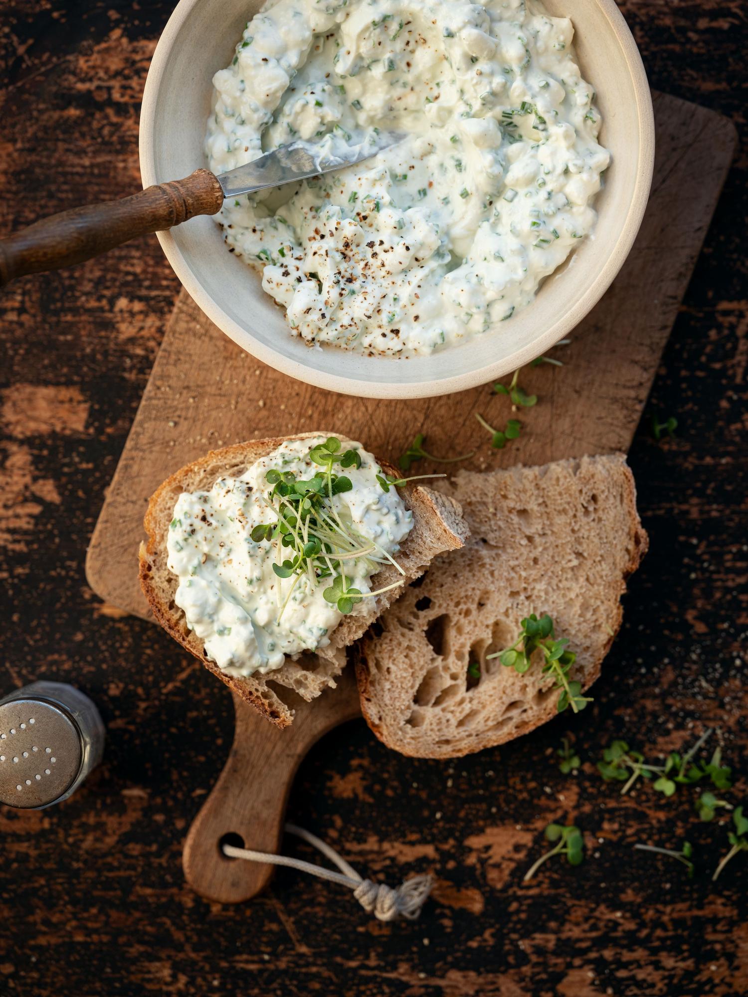 Szybka pasta szczypiorowa