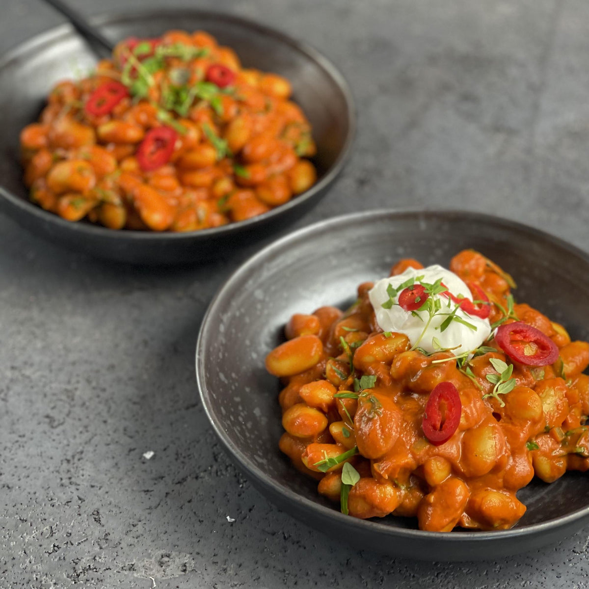 Szybka potrawka curry z fasolą