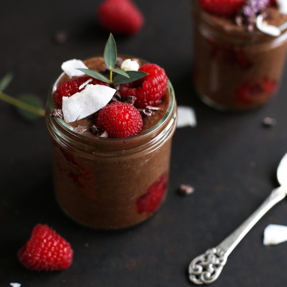 Budyń czekoladowy z chia