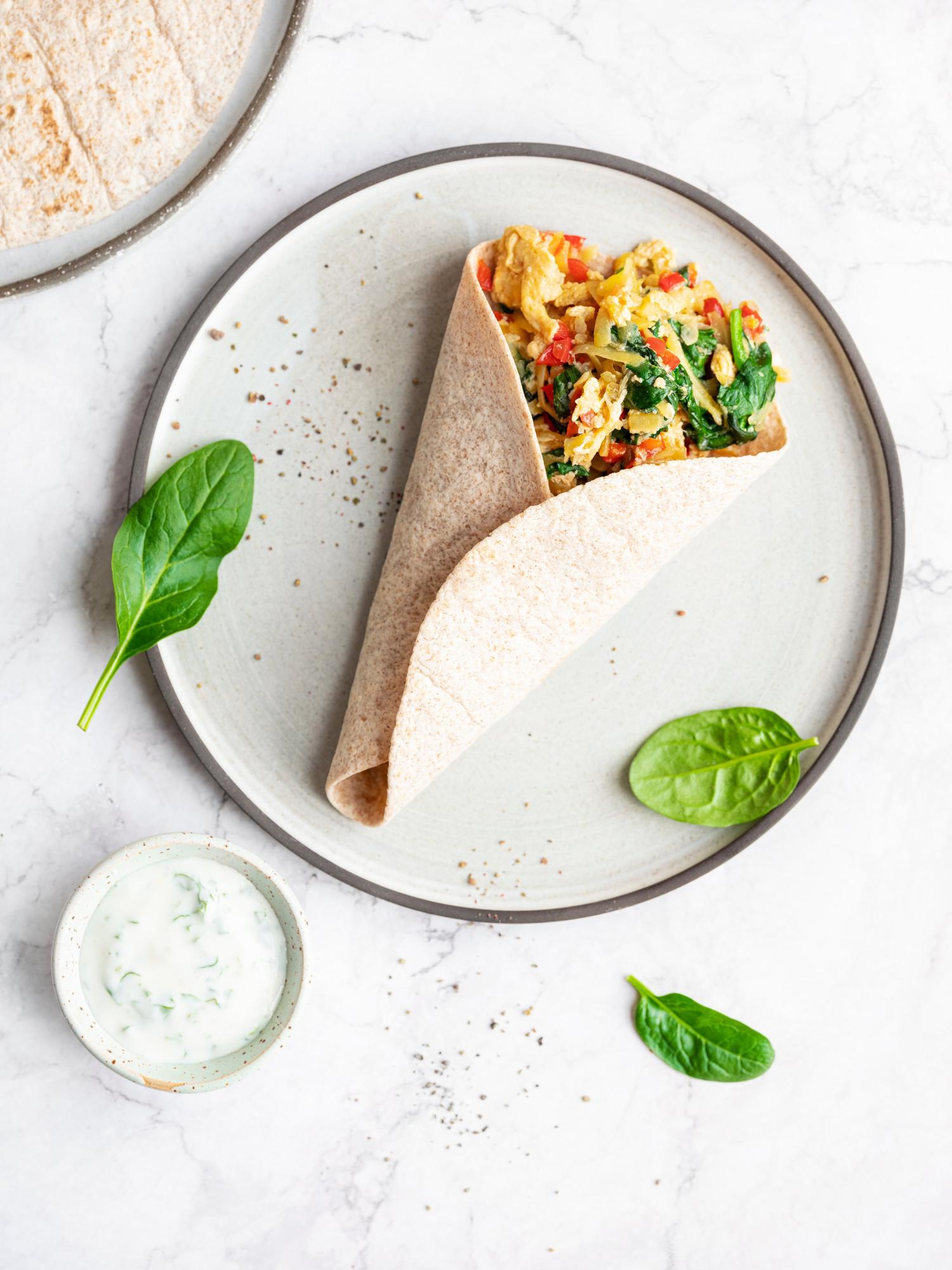 Śniadaniowe burrito