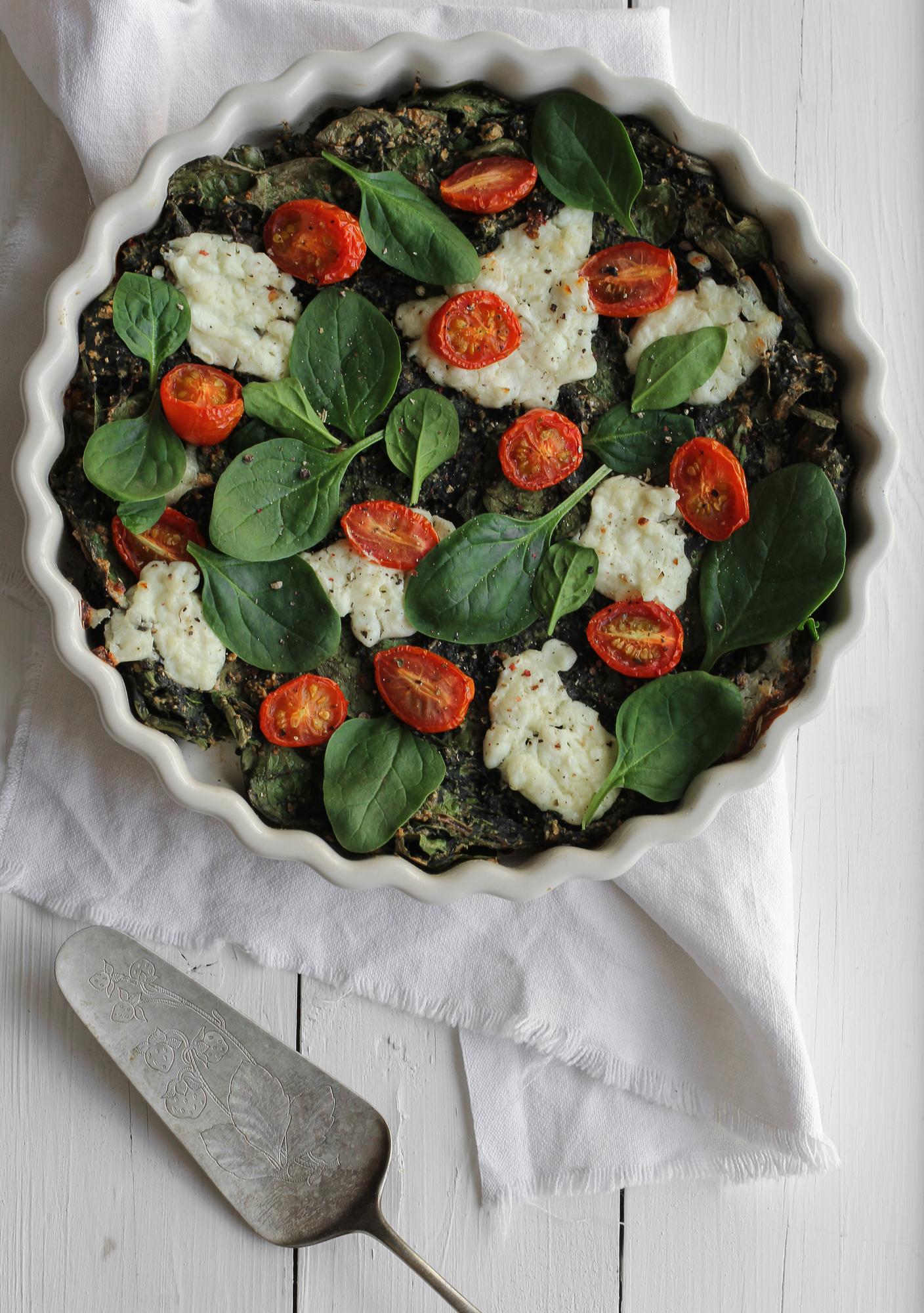 Pizza szpinakowa