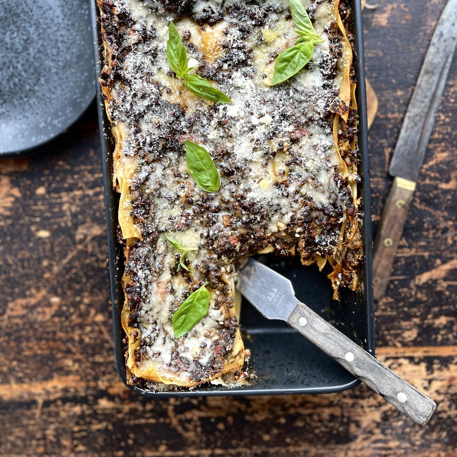 Lasagne ze szpinakiem