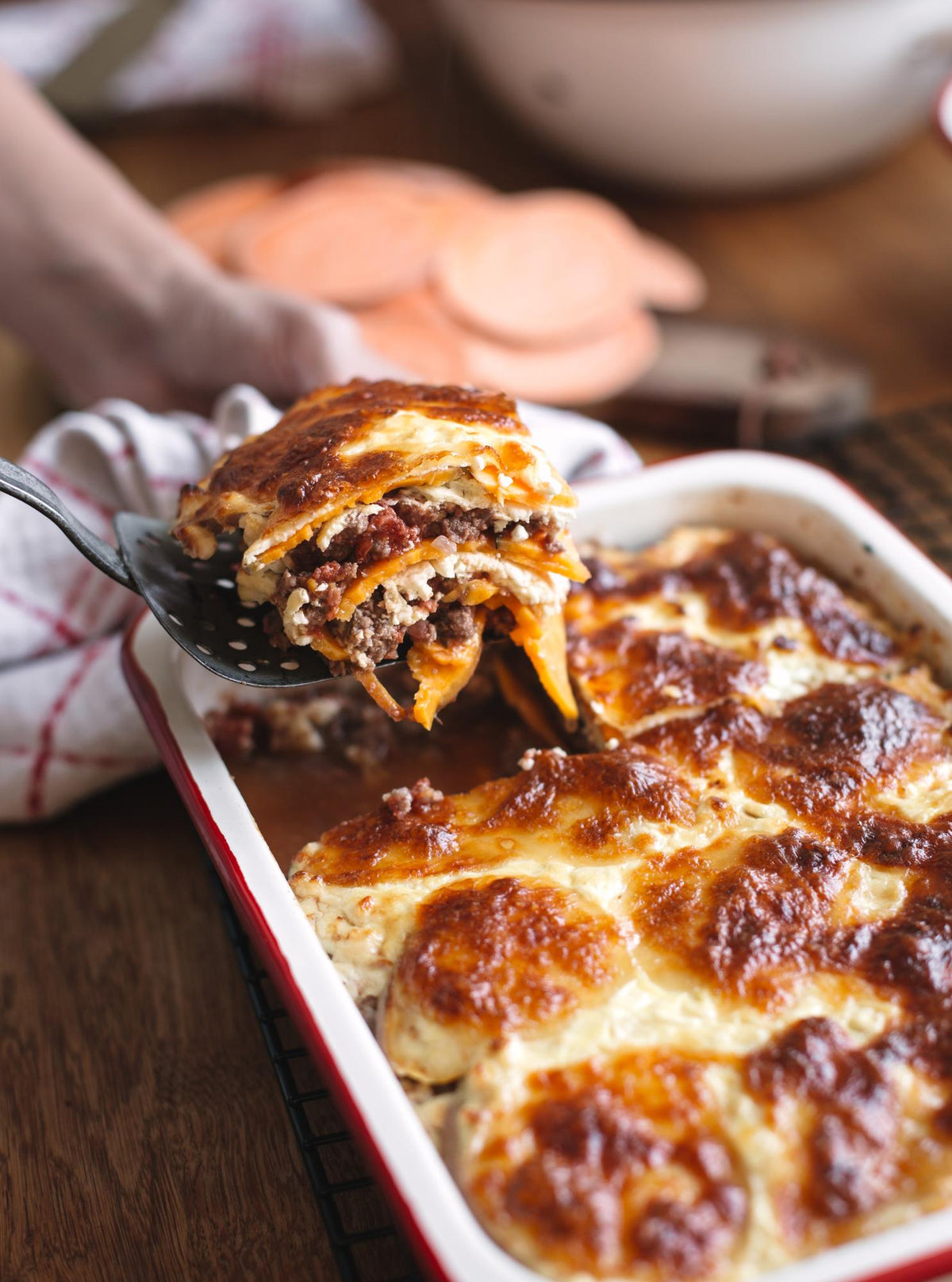 Lasagne z batatów