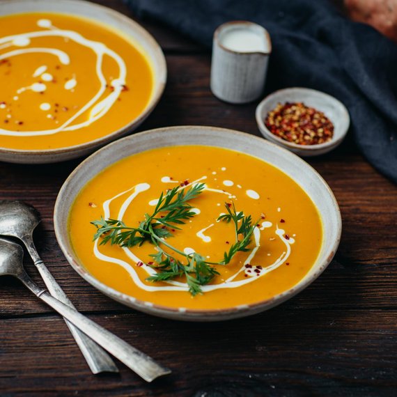 Zupa z batatów i curry