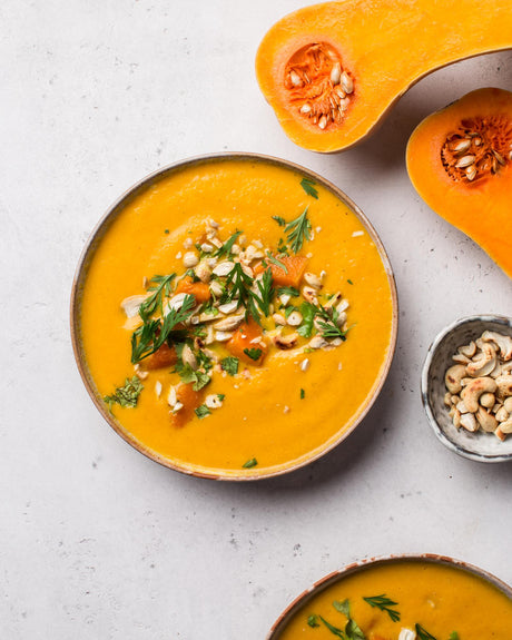 Zupa dyniowa z marchewką i imbirem
