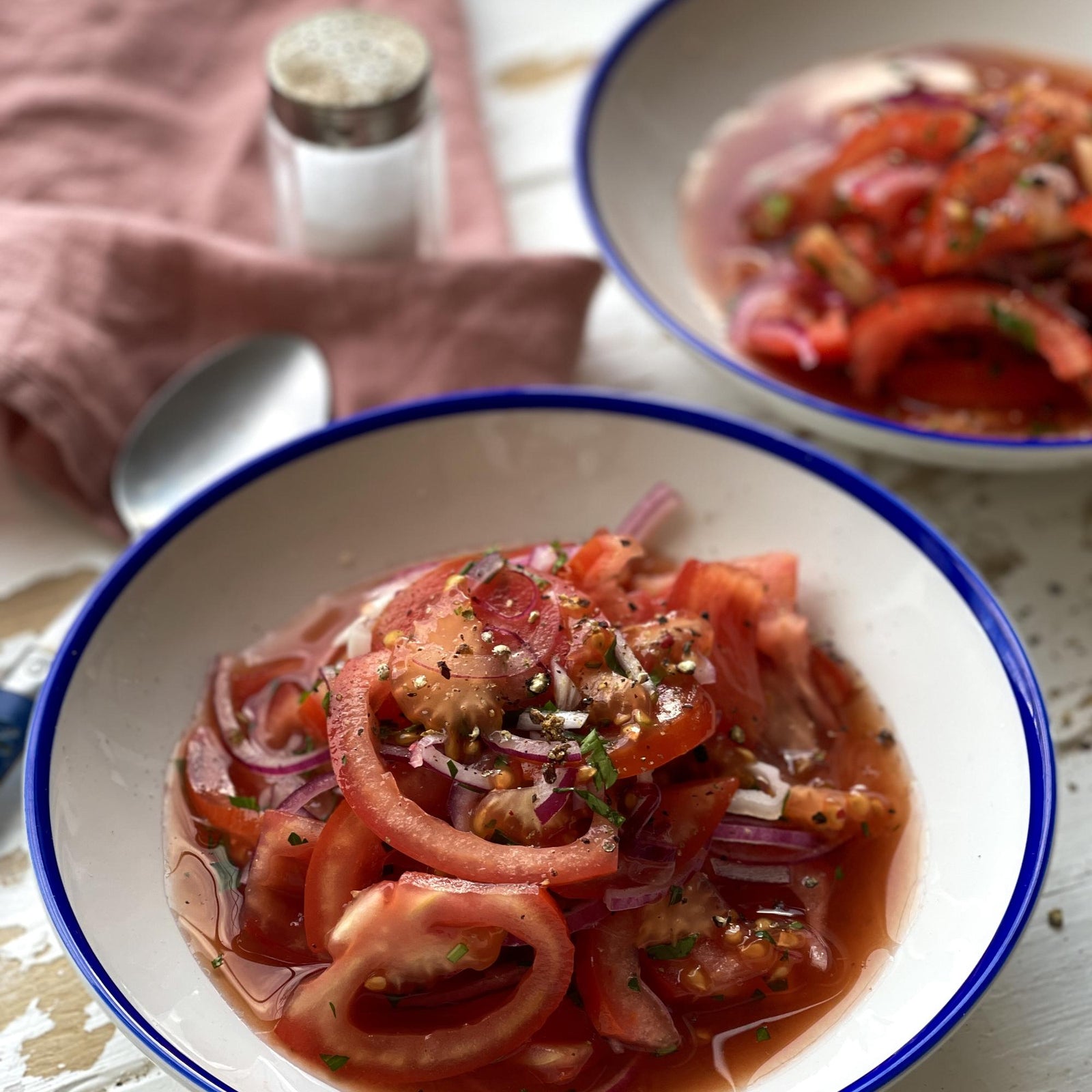 Sałatka z pomidorów