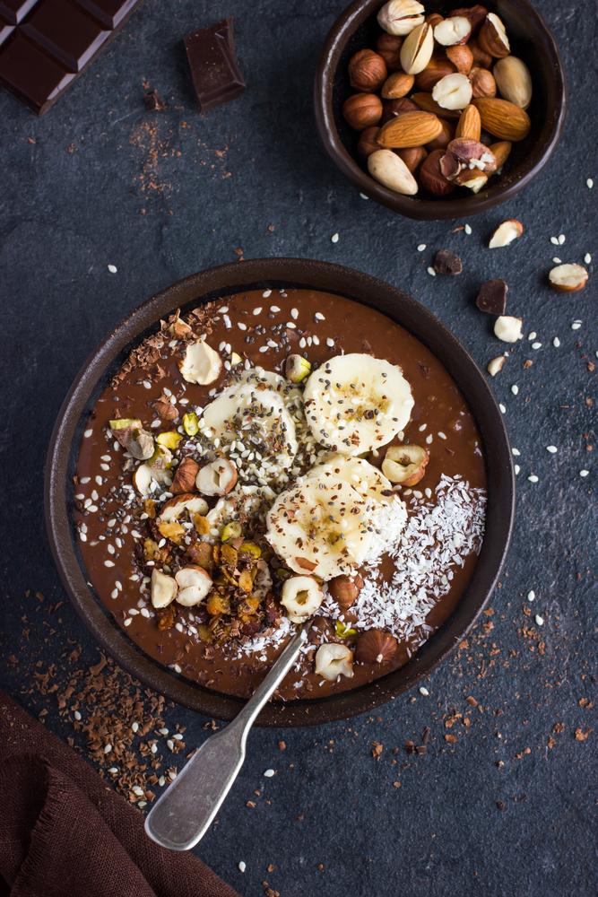 Smoothie bowl z bananem