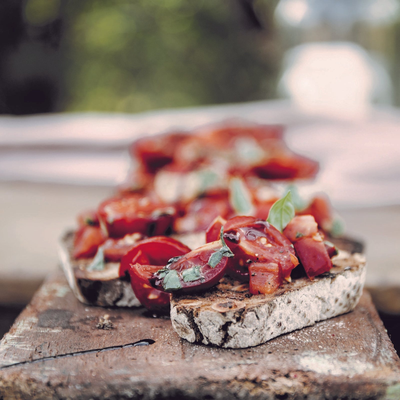Pełnoziarnista bruschetta
