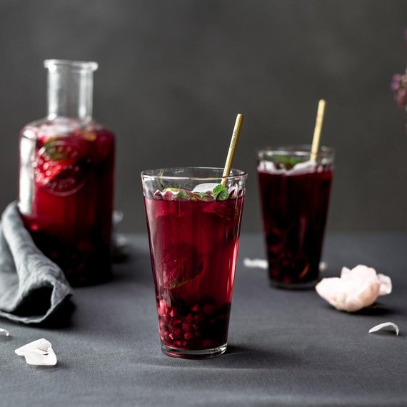 Lemoniada z owoców leśnych i granatu