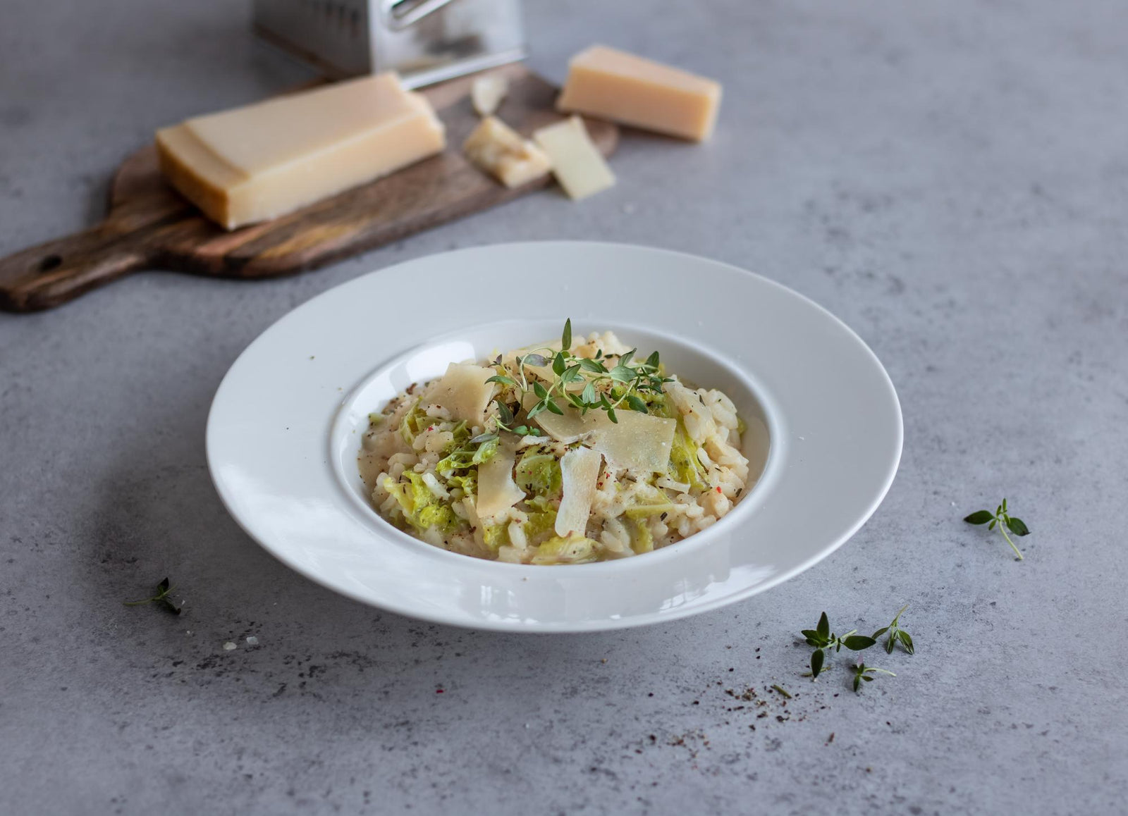 Risotto z kapustą włoską